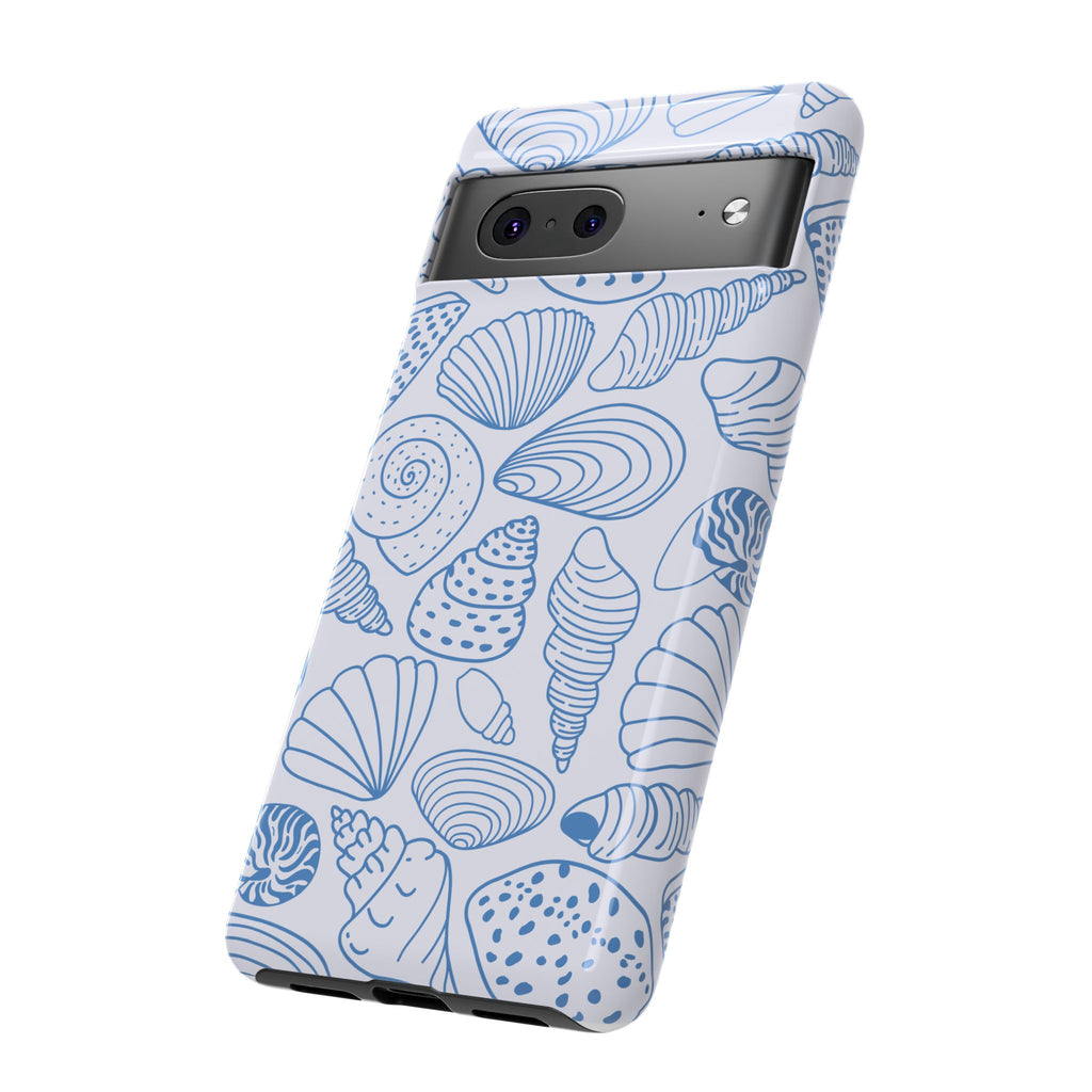 Coastal Blue Shells Phone Case