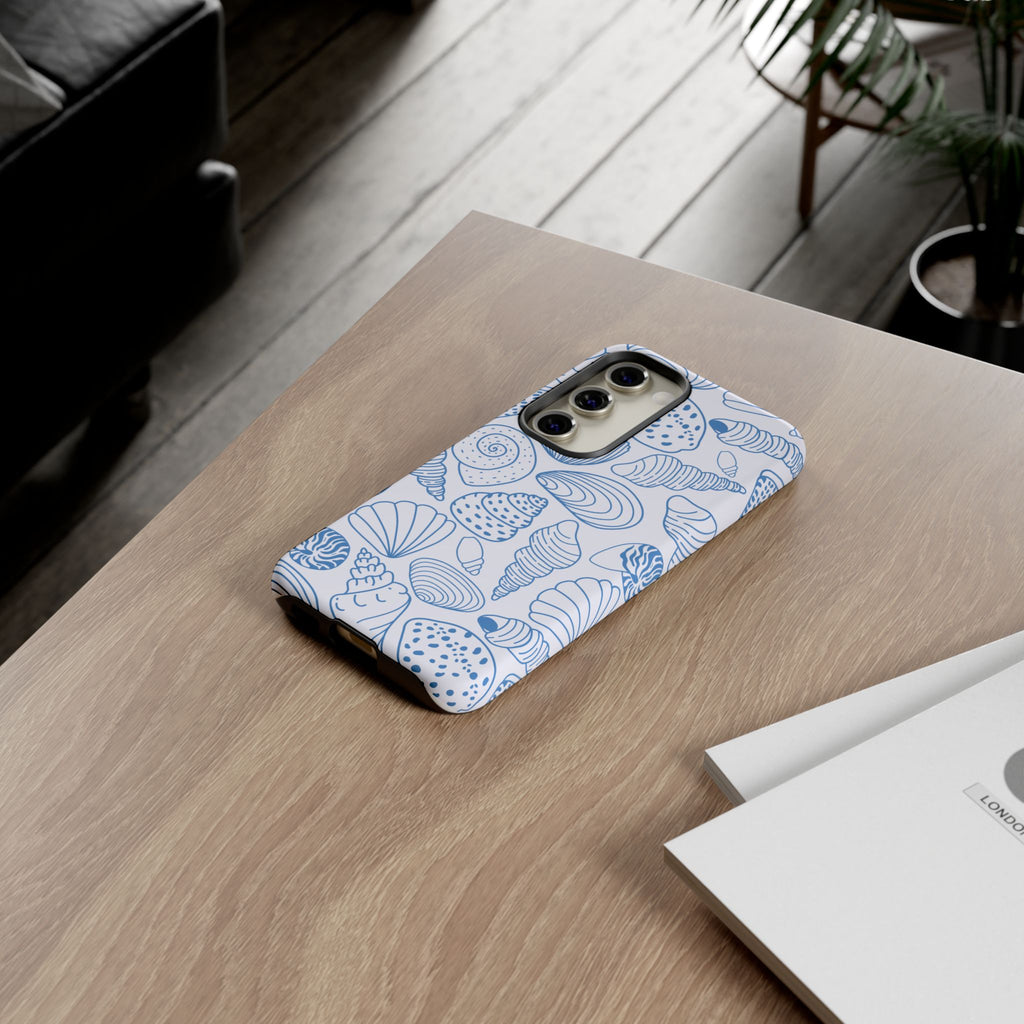 Coastal Blue Shells Phone Case