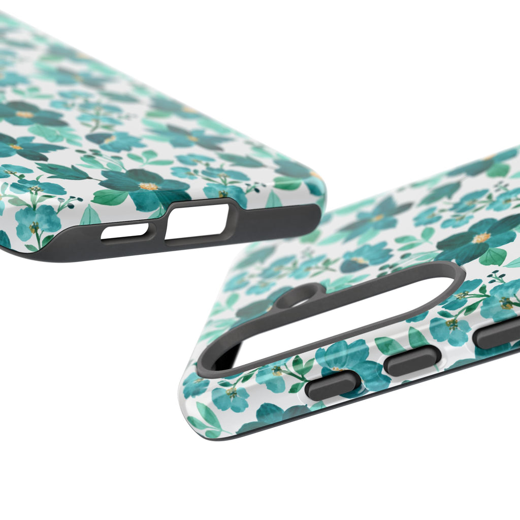 Emerald Blooms Phone Case