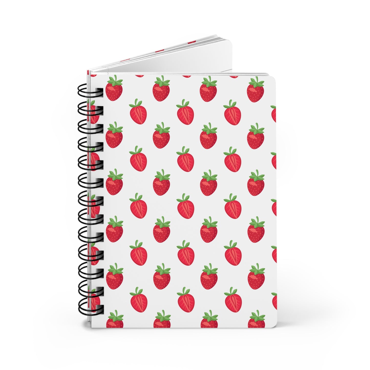 Strawberry Sugar Spiral Notebook