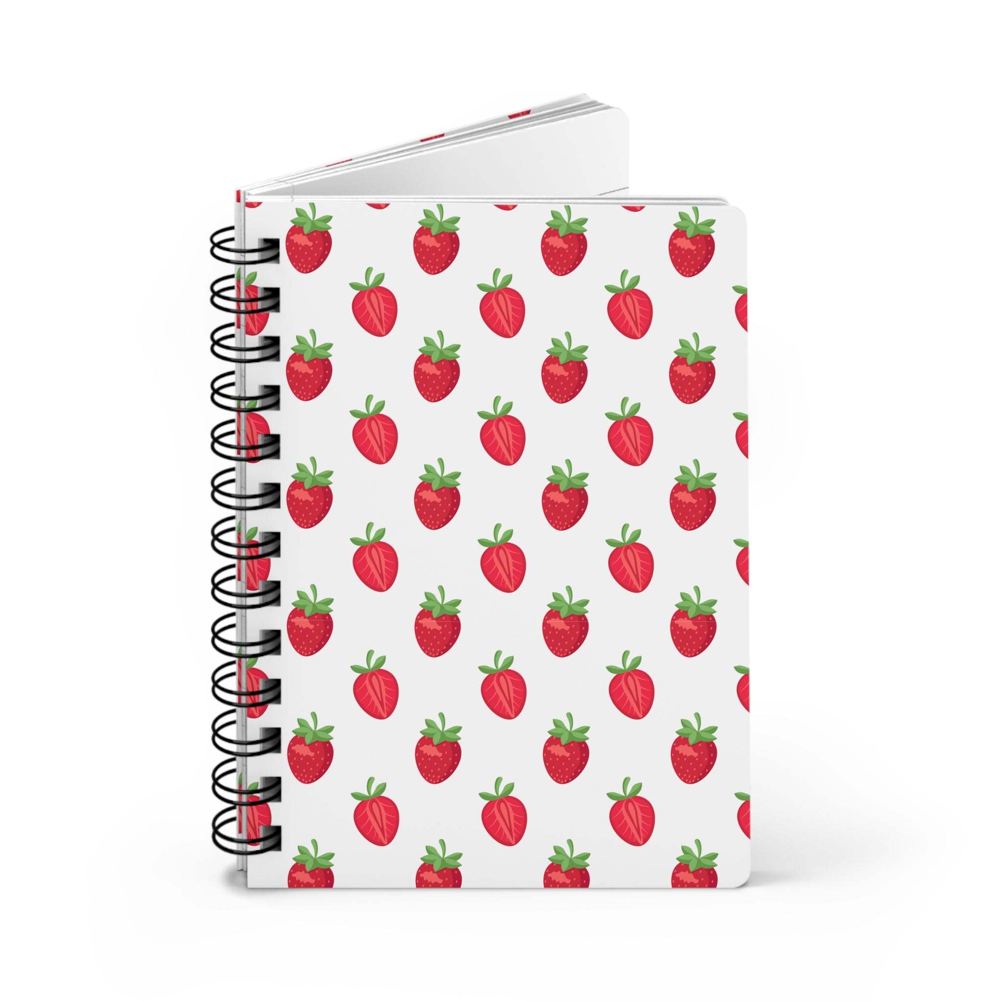 Strawberry Sugar Spiral Notebook