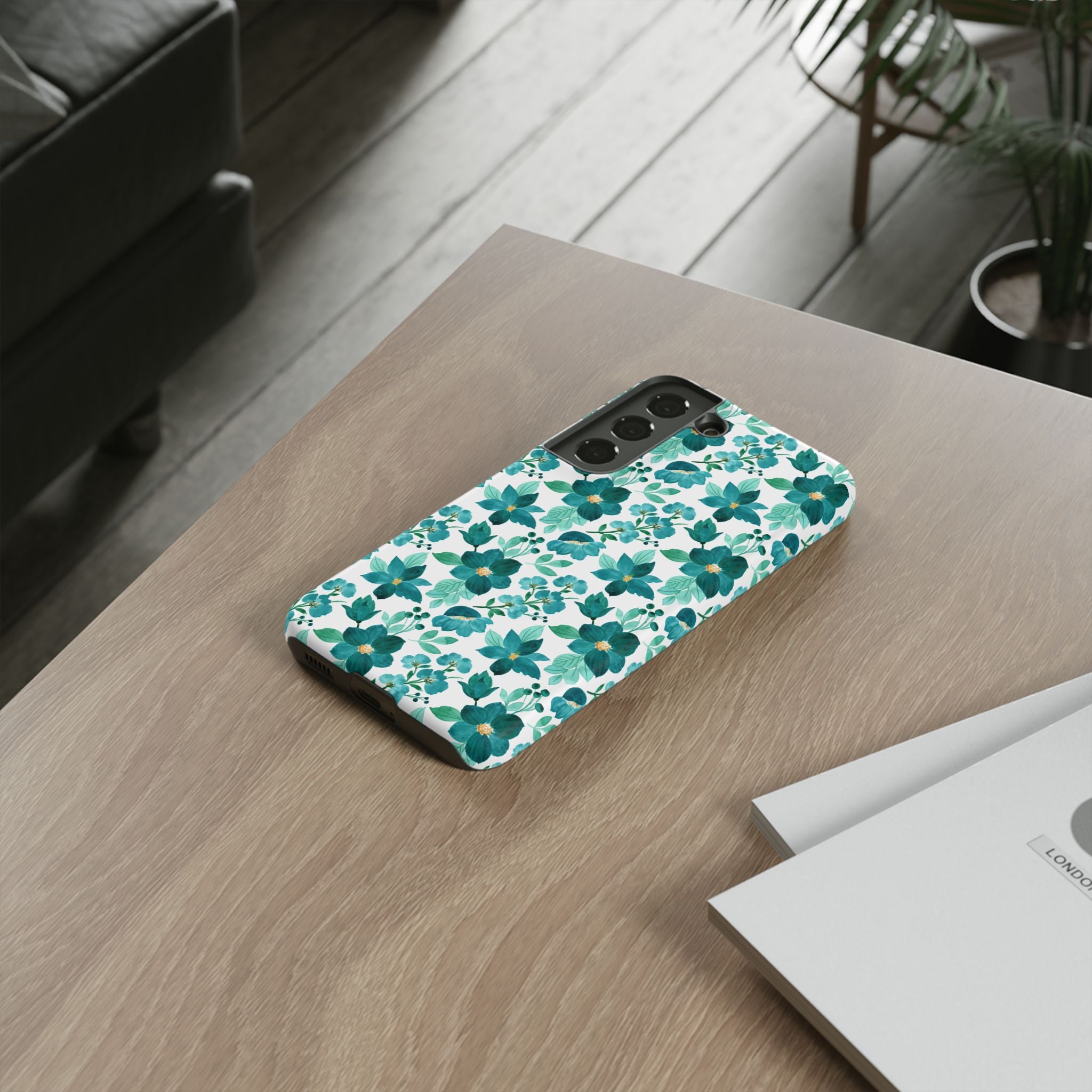 Emerald Blooms Phone Case