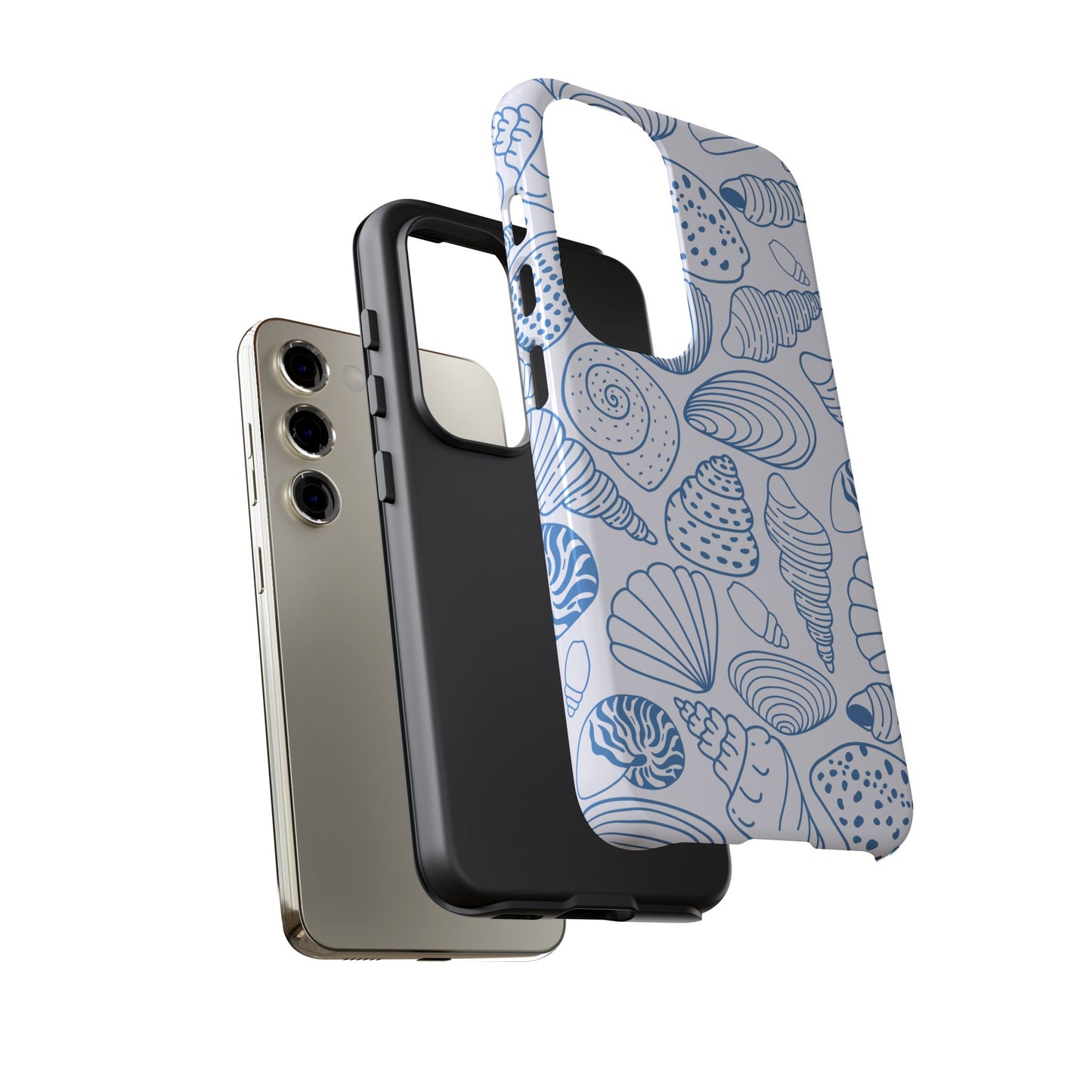 Coastal Blue Shells Phone Case