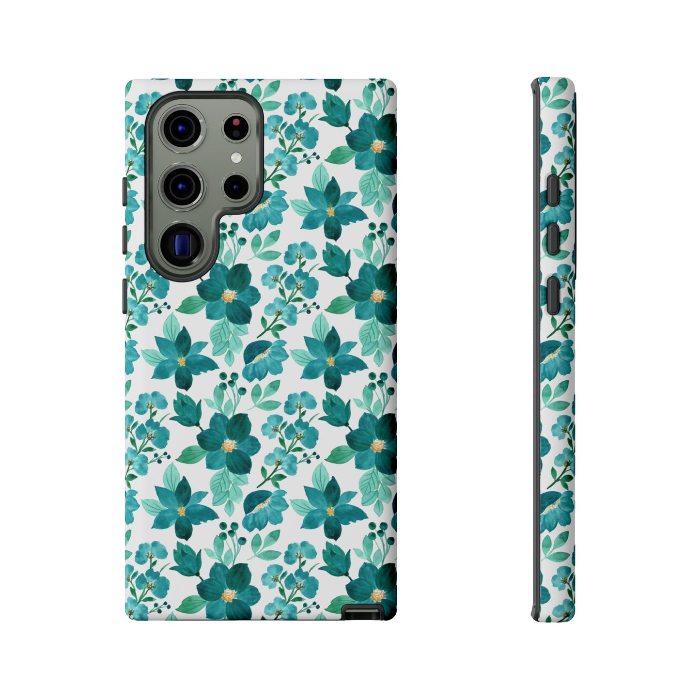 Emerald Blooms Phone Case