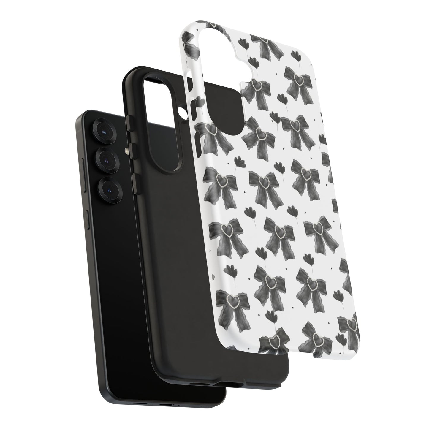 Midnight Bows Phone Case