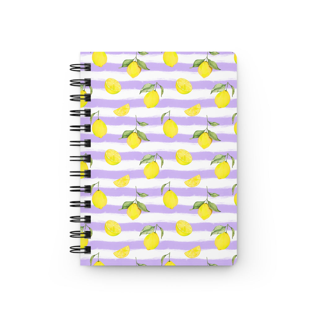 Lilac & Lemons Spiral Notebook