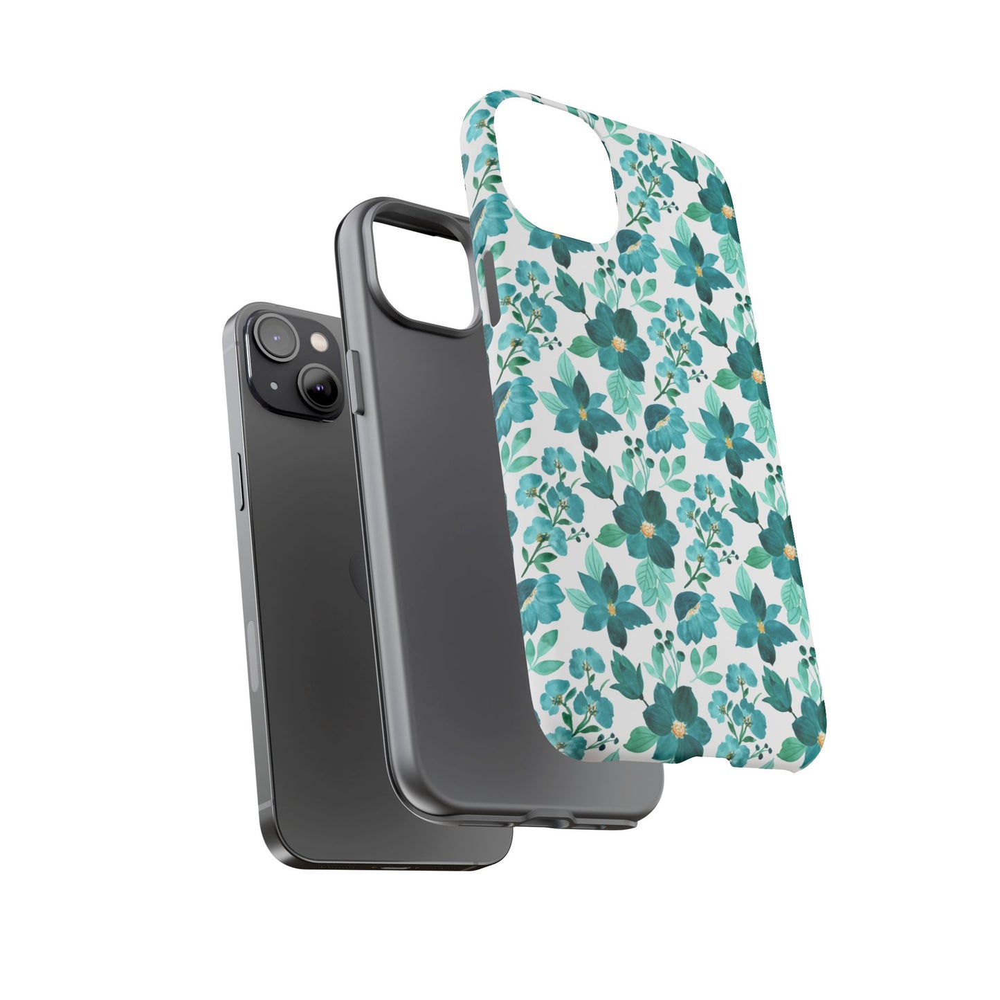 Emerald Blooms Phone Case