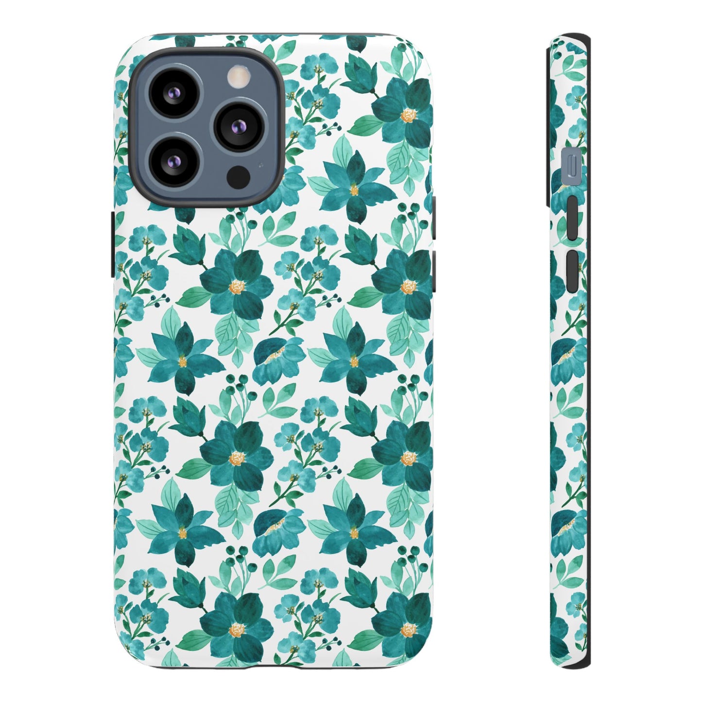 Emerald Blooms Phone Case