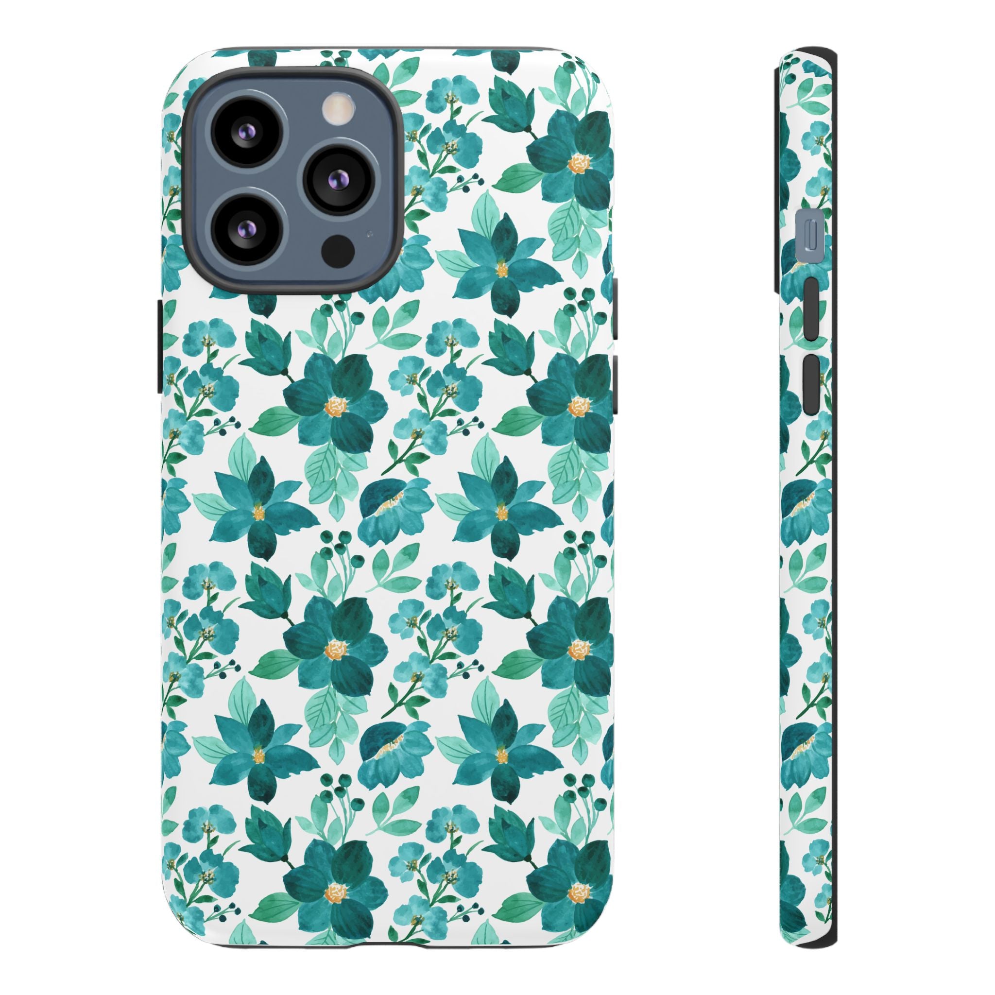 Emerald Blooms Phone Case