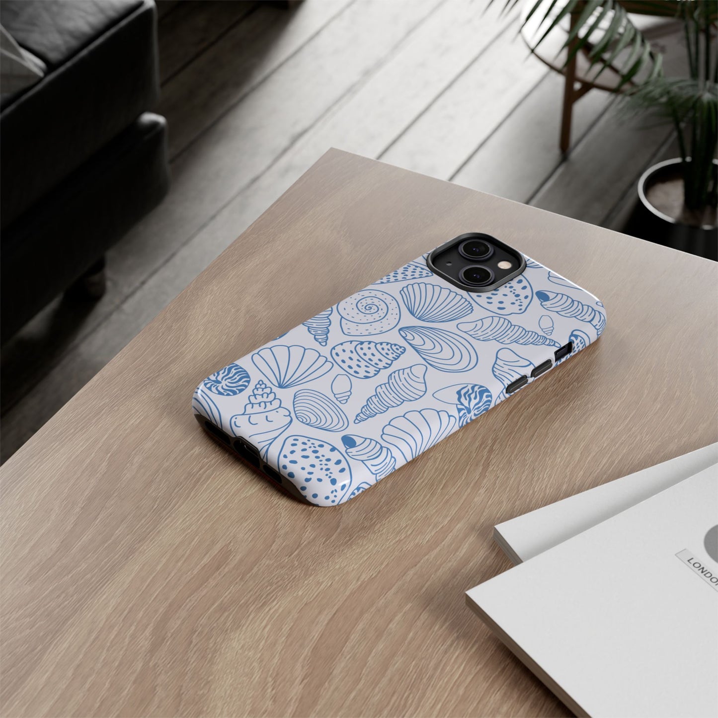 Coastal Blue Shells Phone Case