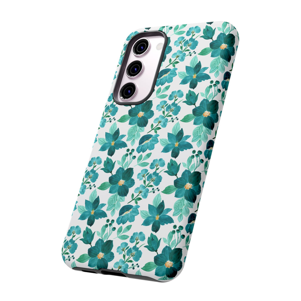 Emerald Blooms Phone Case