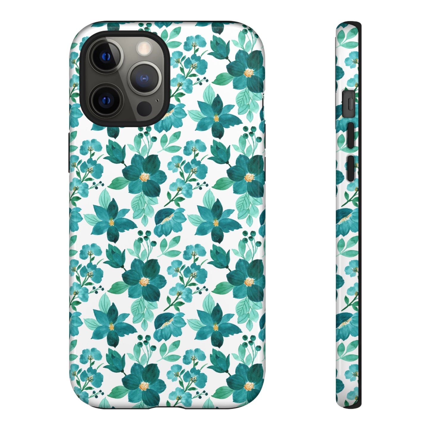 Emerald Blooms Phone Case