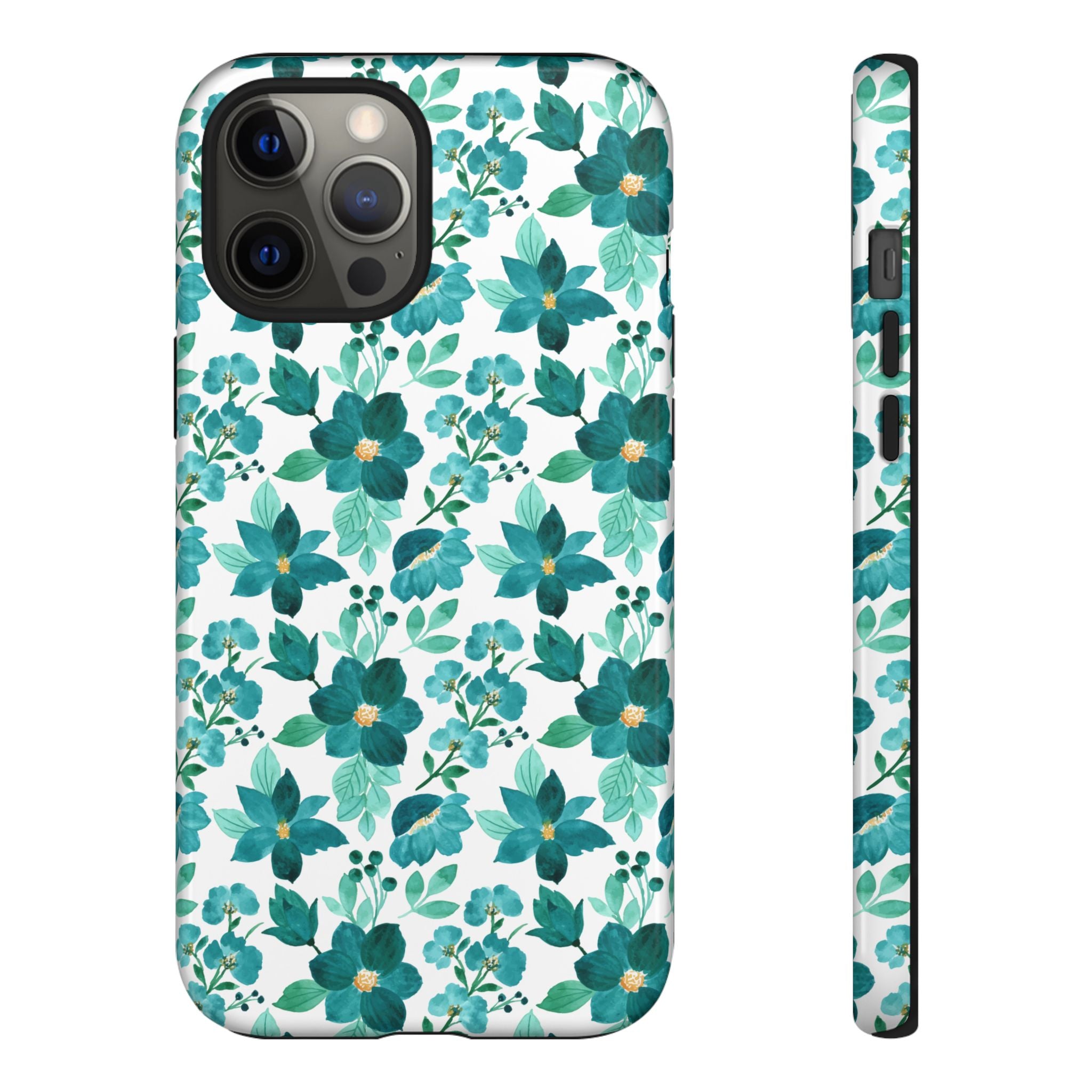 Emerald Blooms Phone Case
