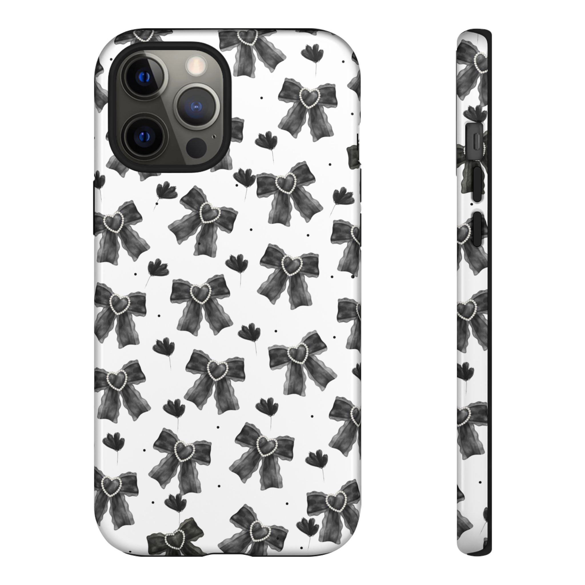 Midnight Bows Phone Case