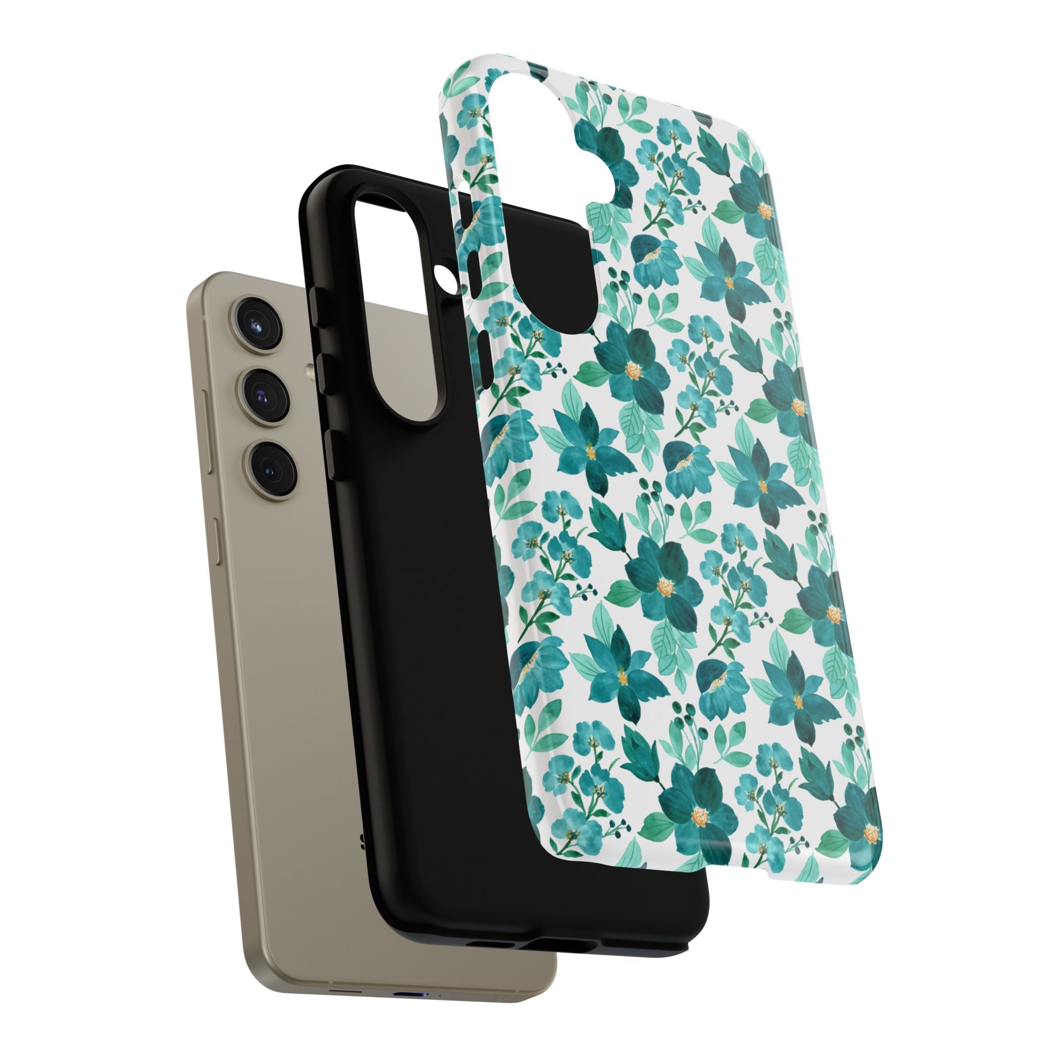 Emerald Blooms Phone Case
