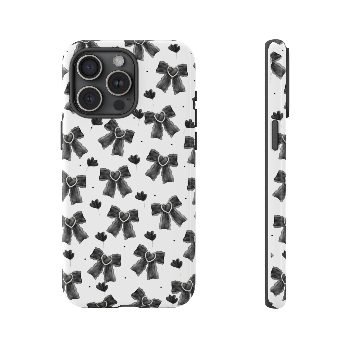 Midnight Bows Phone Case