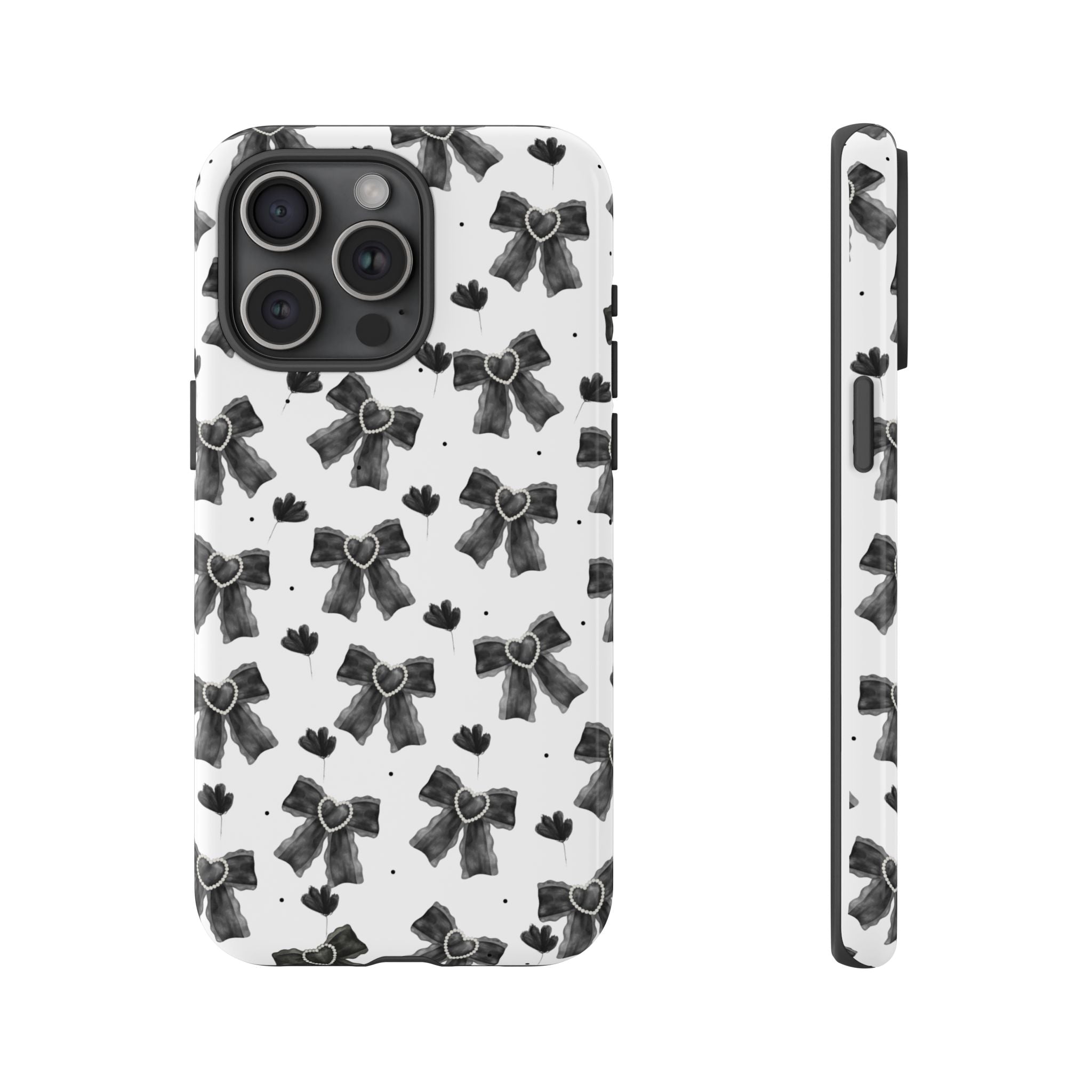 Midnight Bows Phone Case
