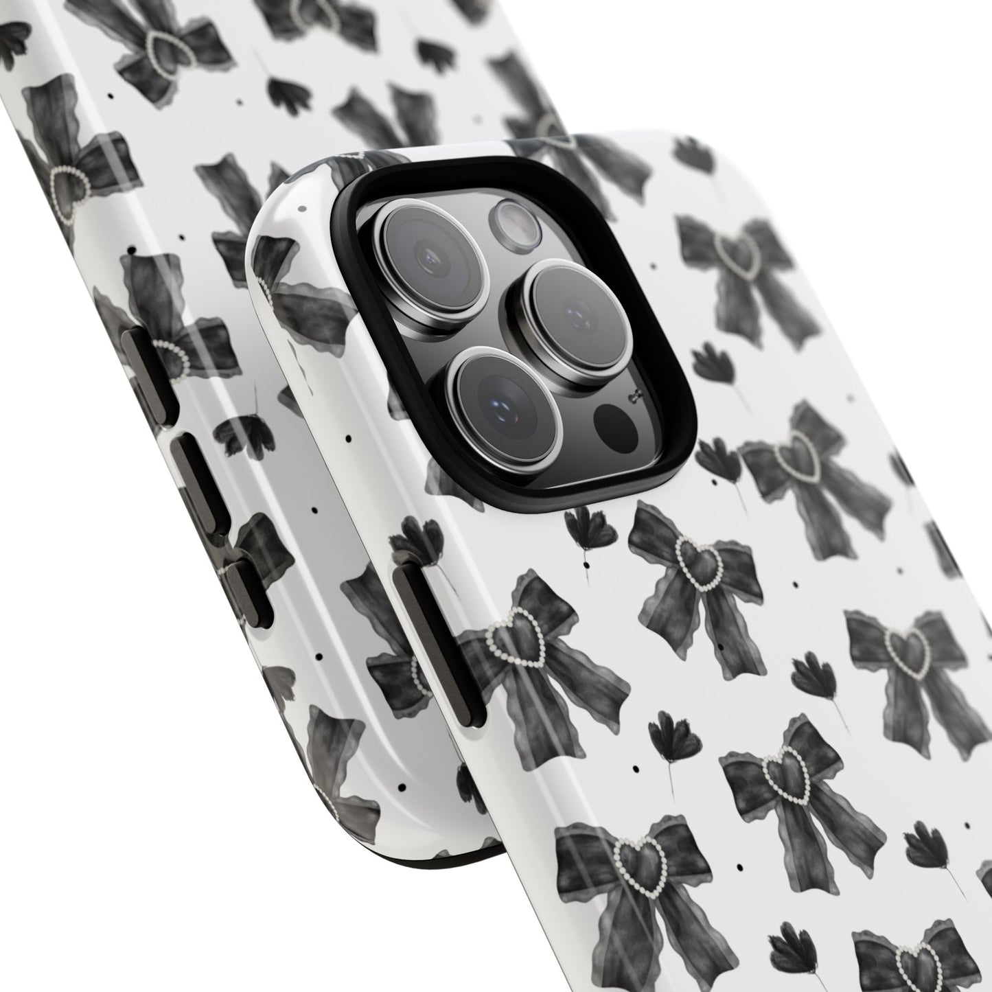 Midnight Bows Phone Case