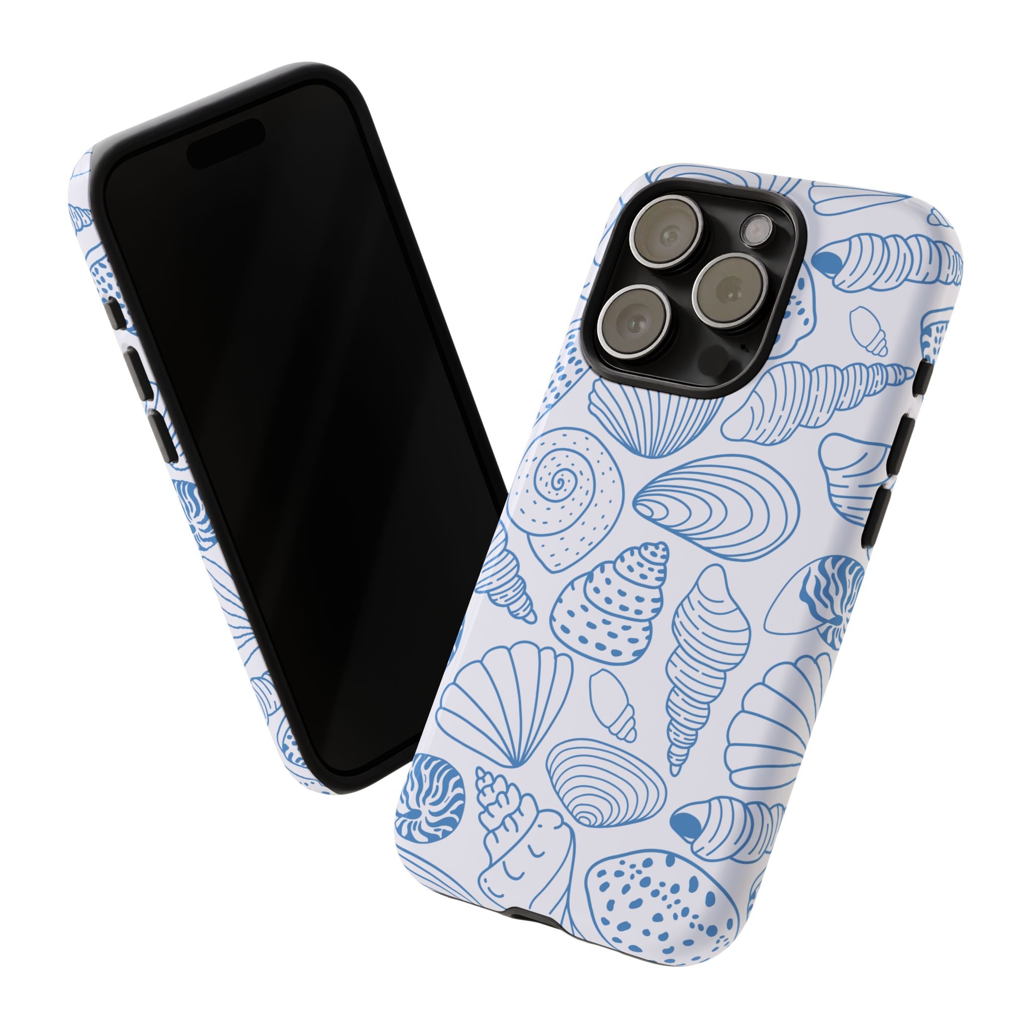 Coastal Blue Shells Phone Case