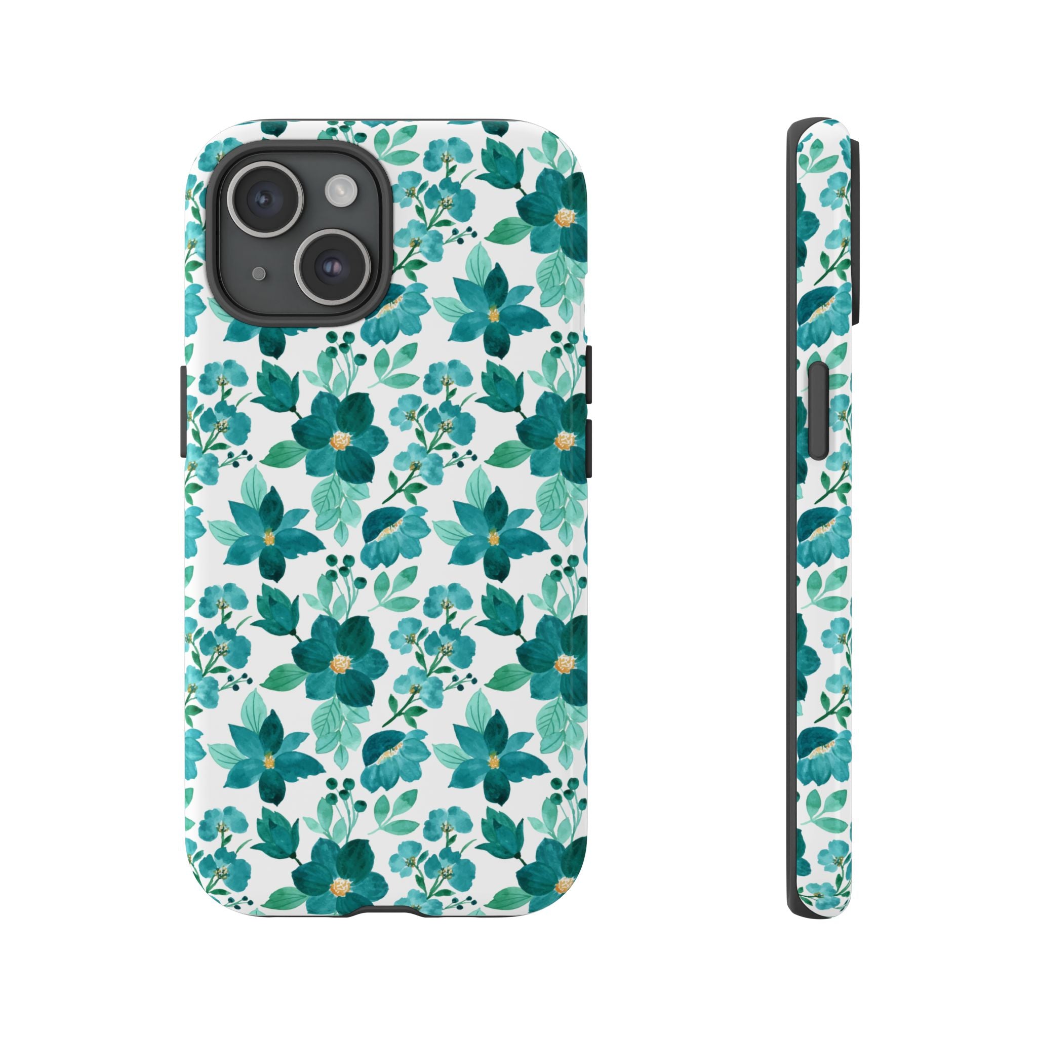 Emerald Blooms Phone Case