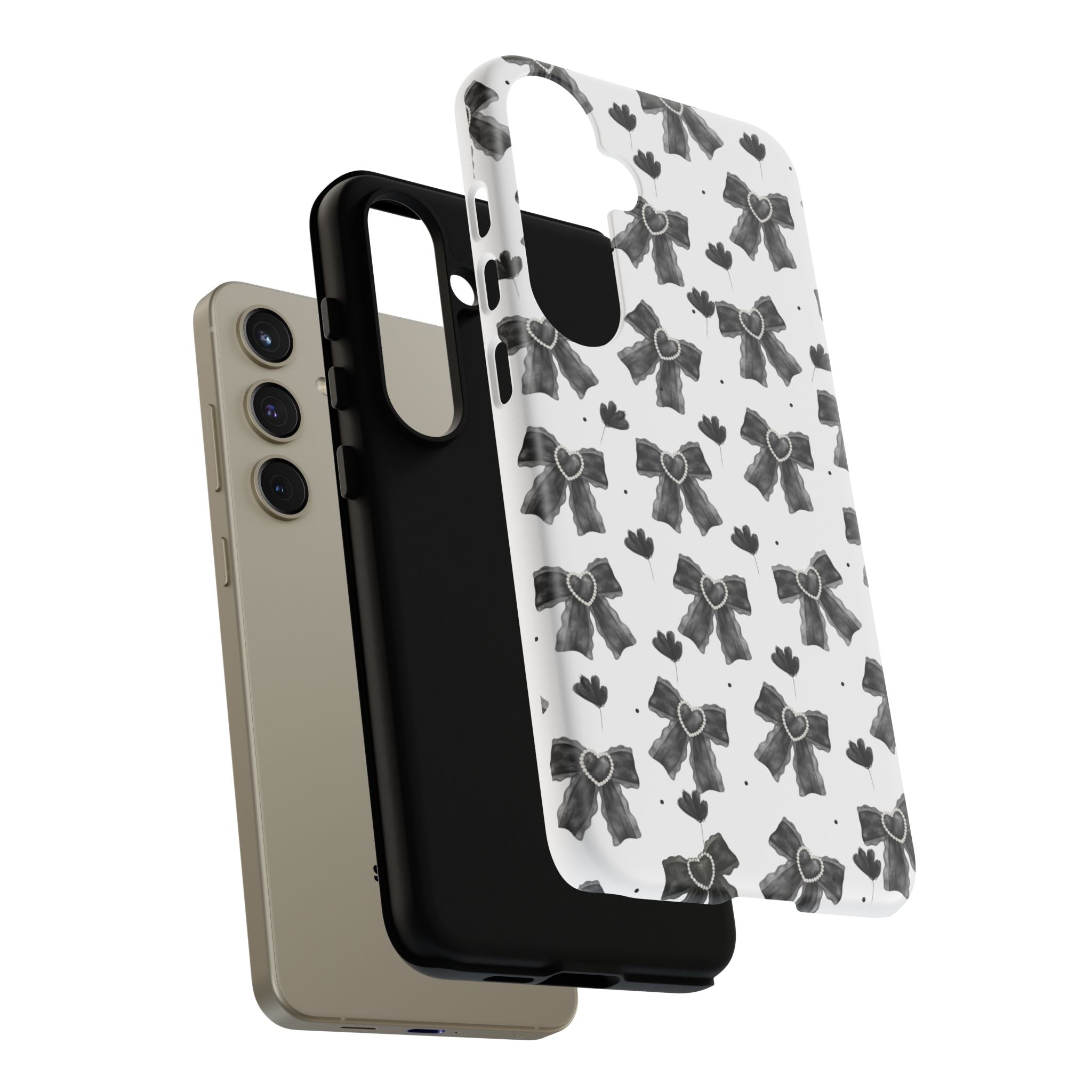 Midnight Bows Phone Case