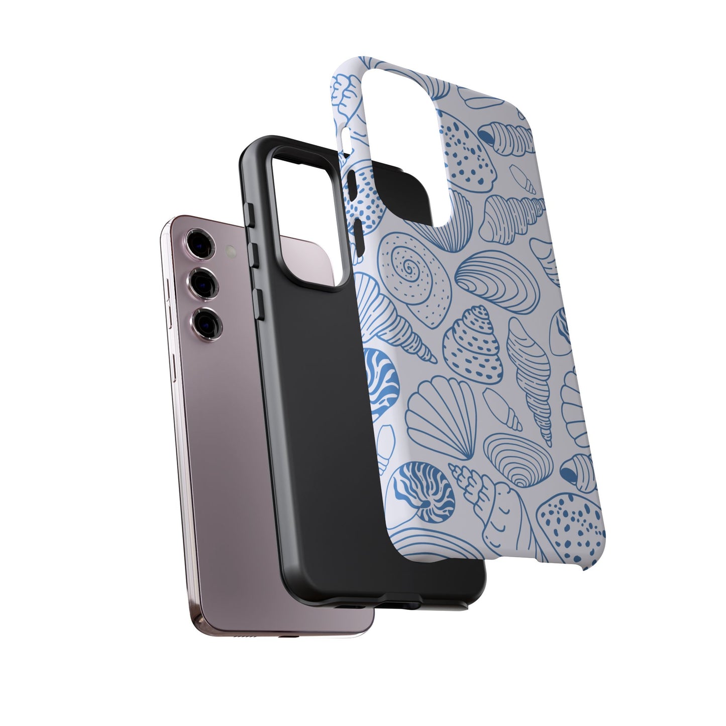 Coastal Blue Shells Phone Case