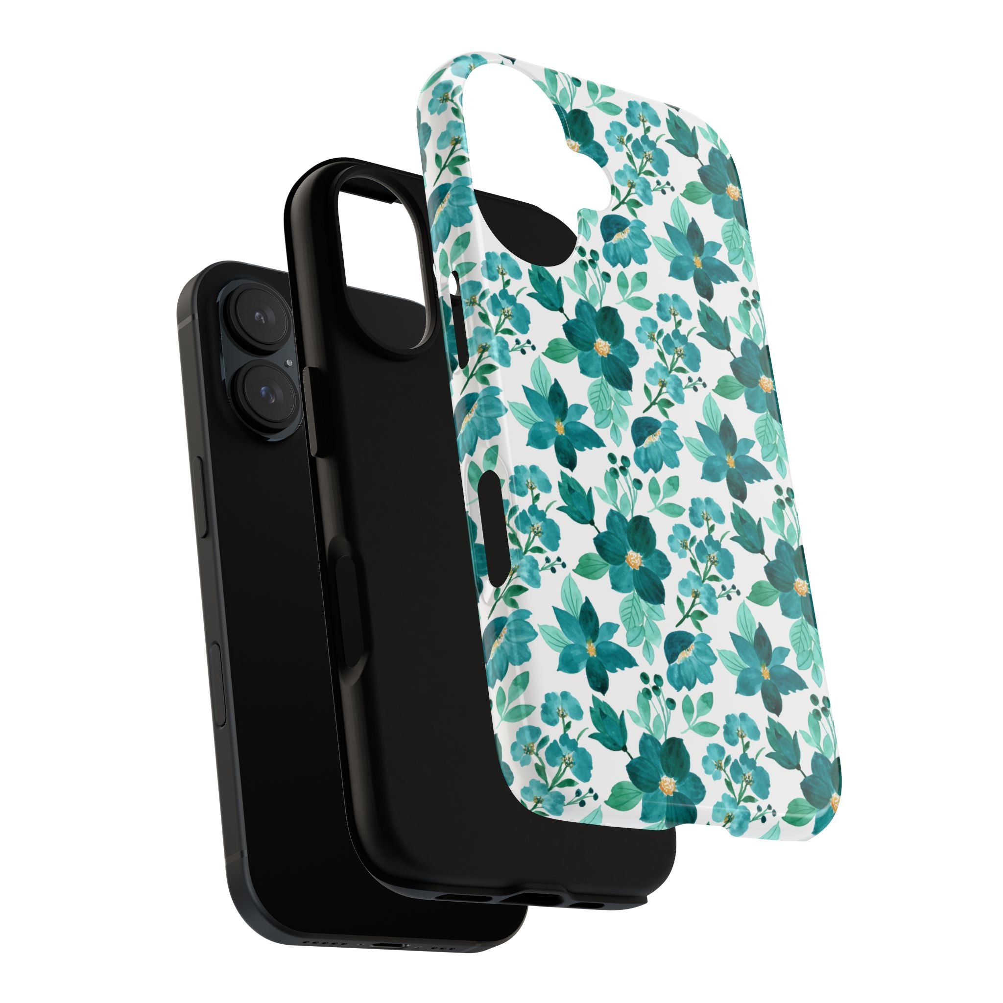 Emerald Blooms Phone Case