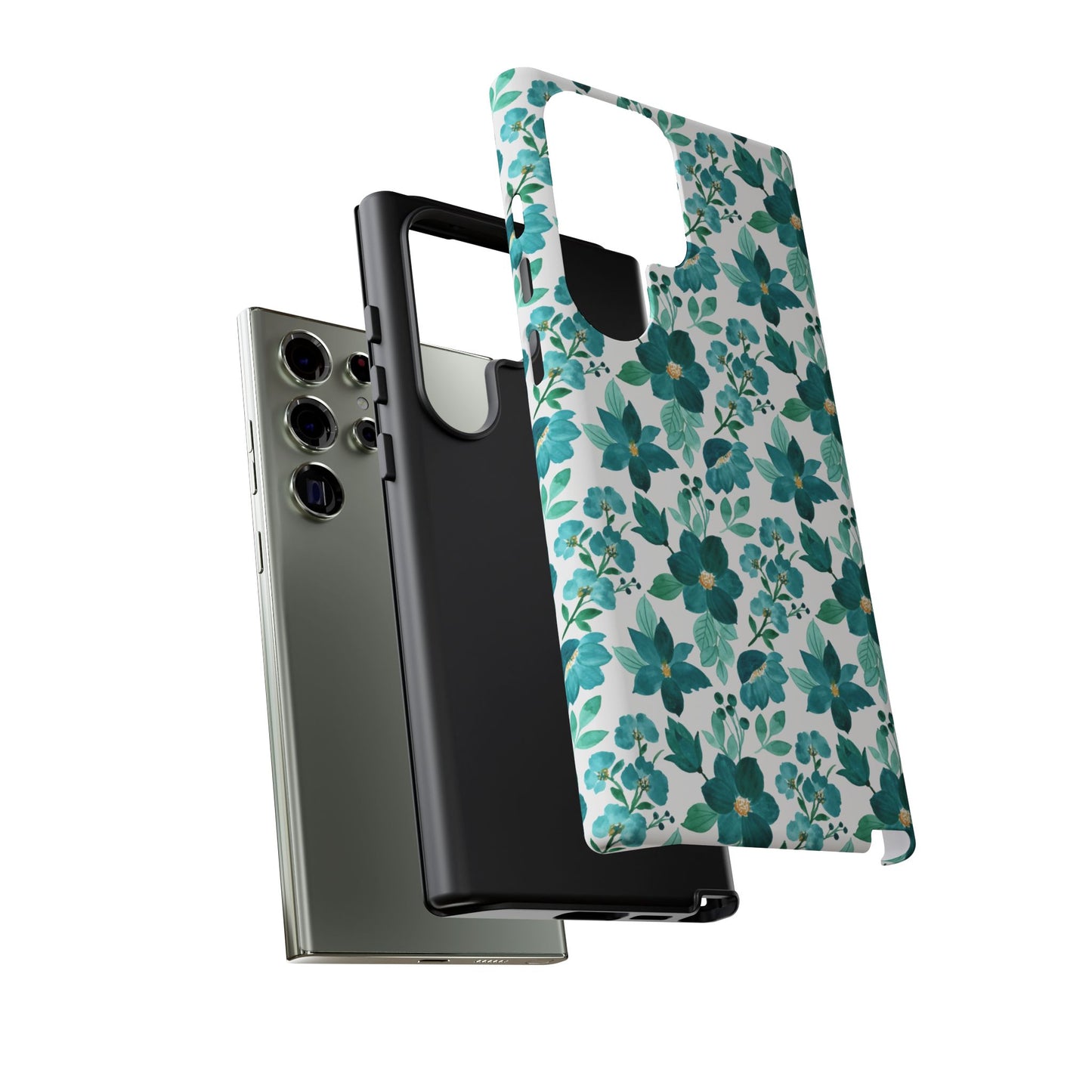 Emerald Blooms Phone Case