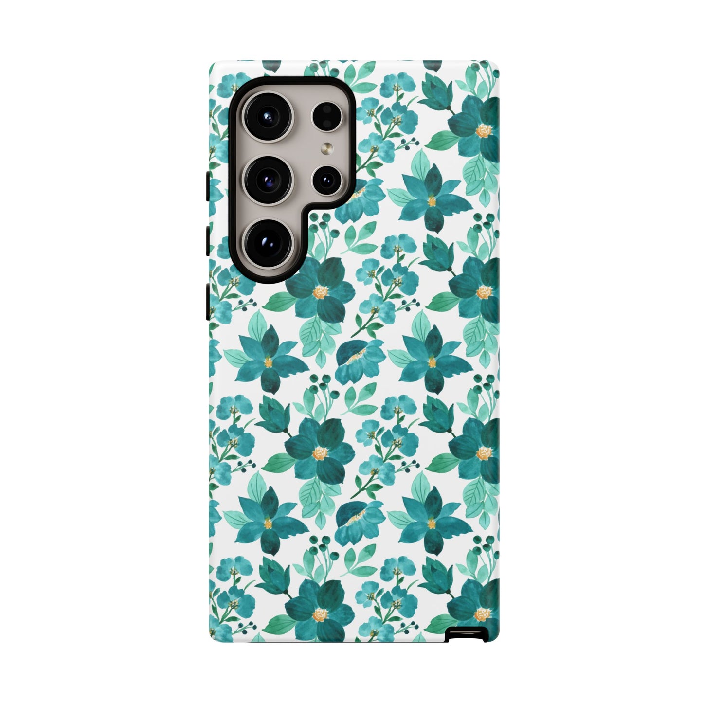 Emerald Blooms Phone Case