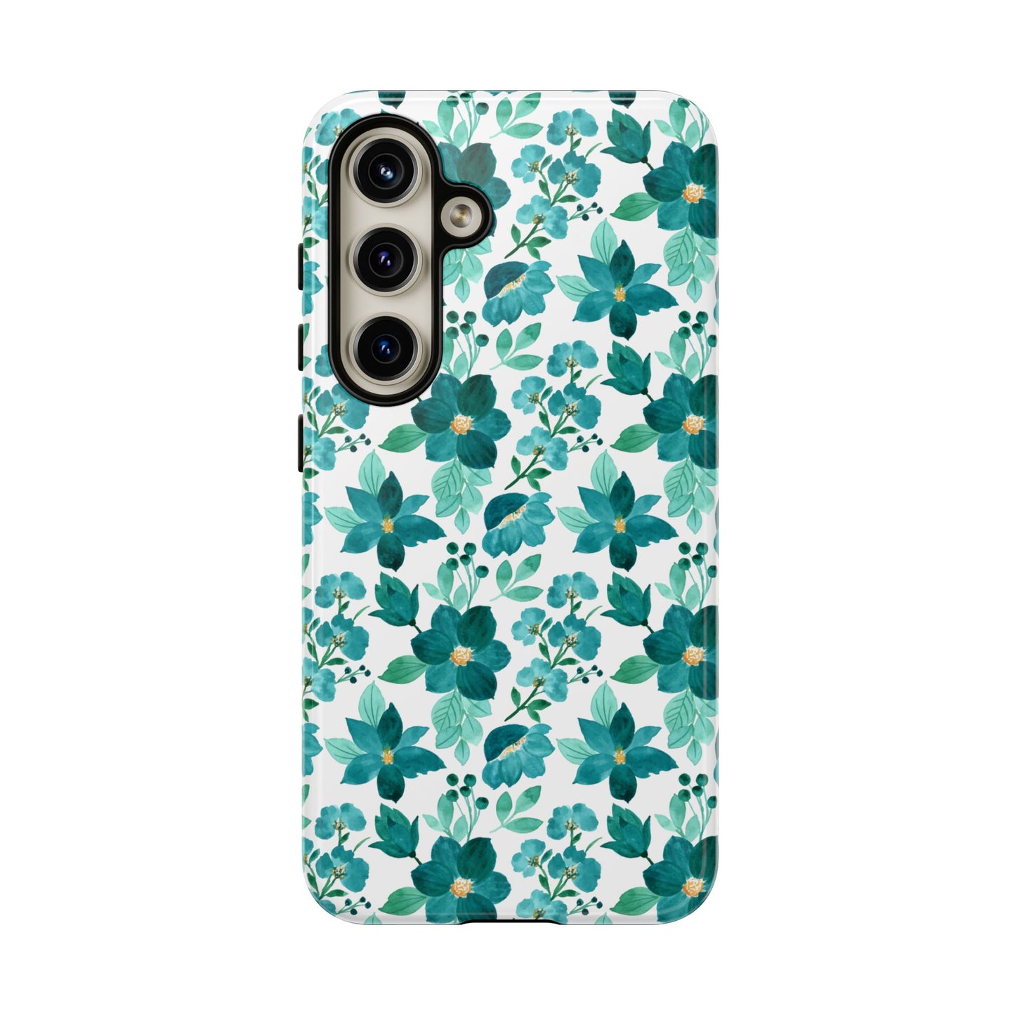 Emerald Blooms Phone Case