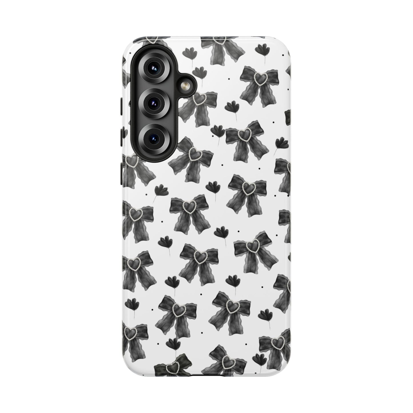 Midnight Bows Phone Case