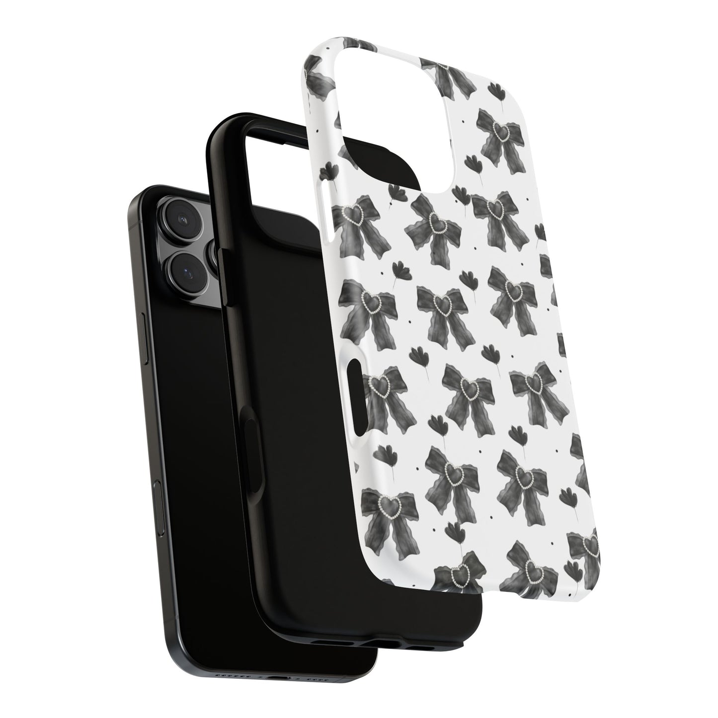 Midnight Bows Phone Case