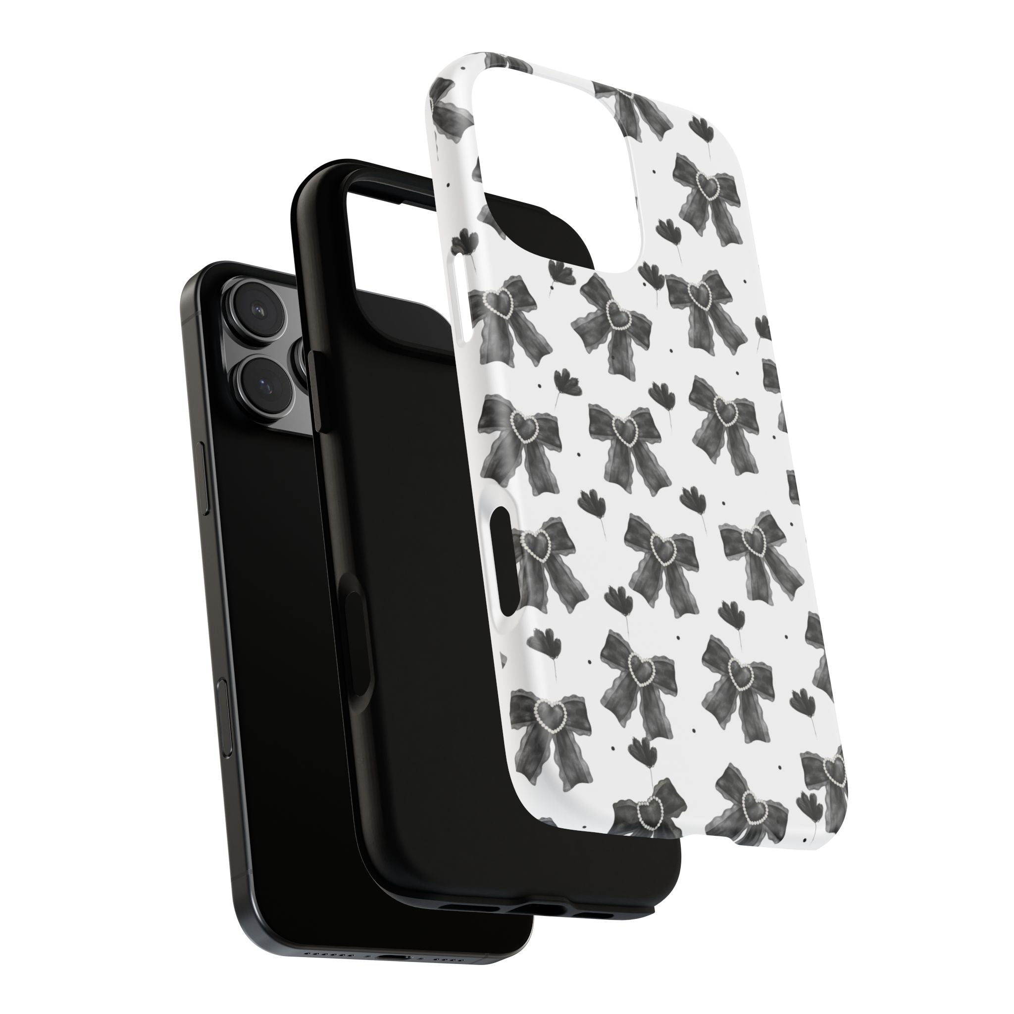 Midnight Bows Phone Case