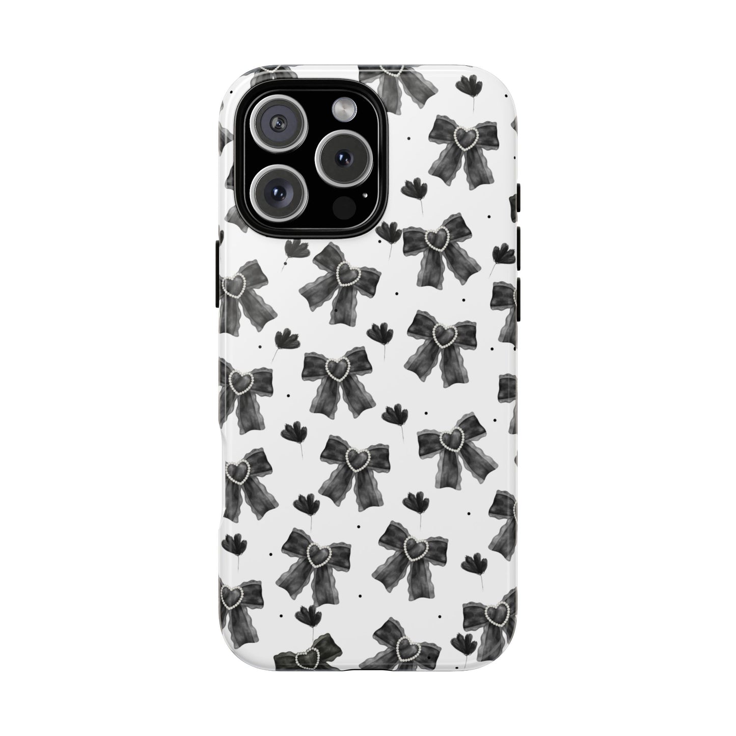 Midnight Bows Phone Case