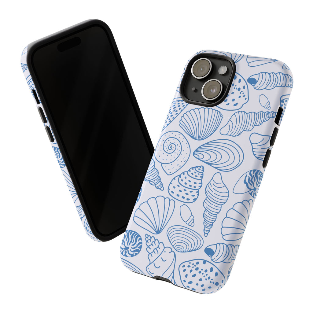 Coastal Blue Shells Phone Case