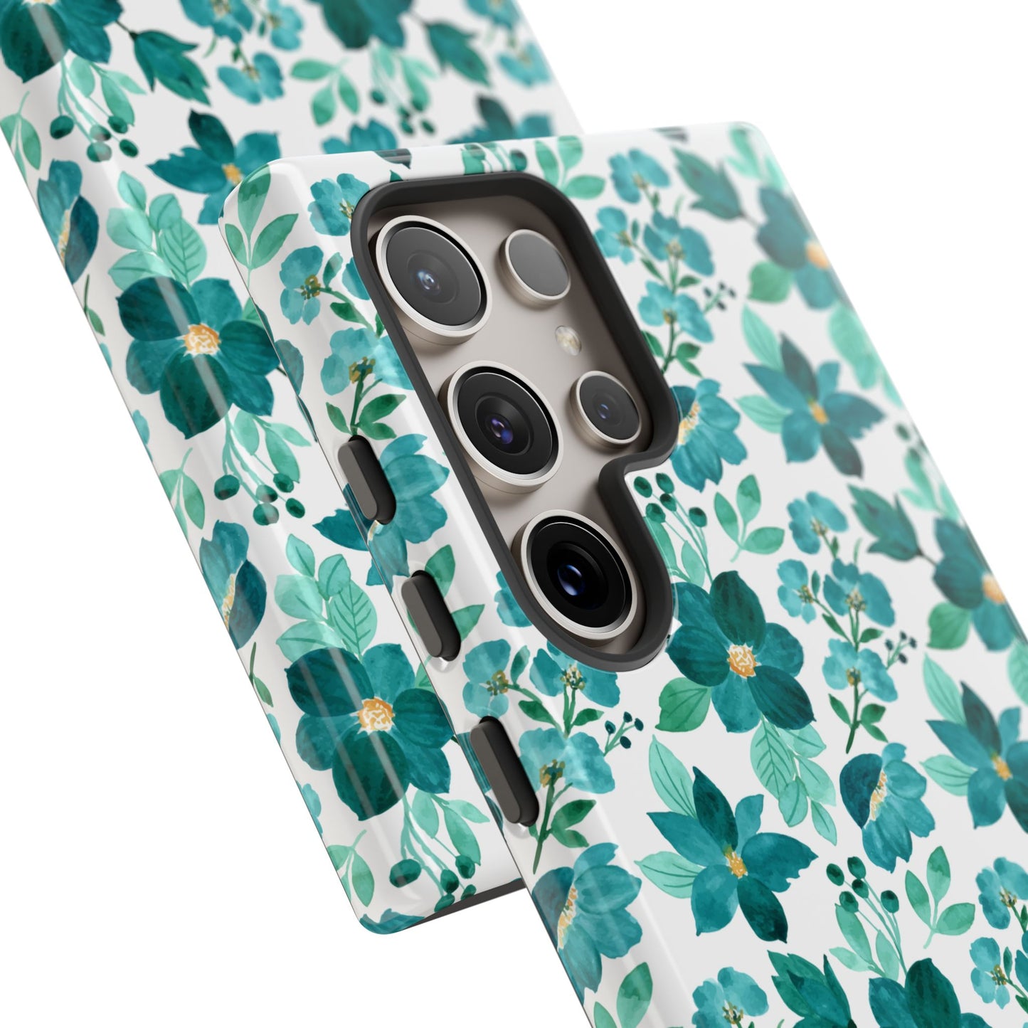 Emerald Blooms Phone Case