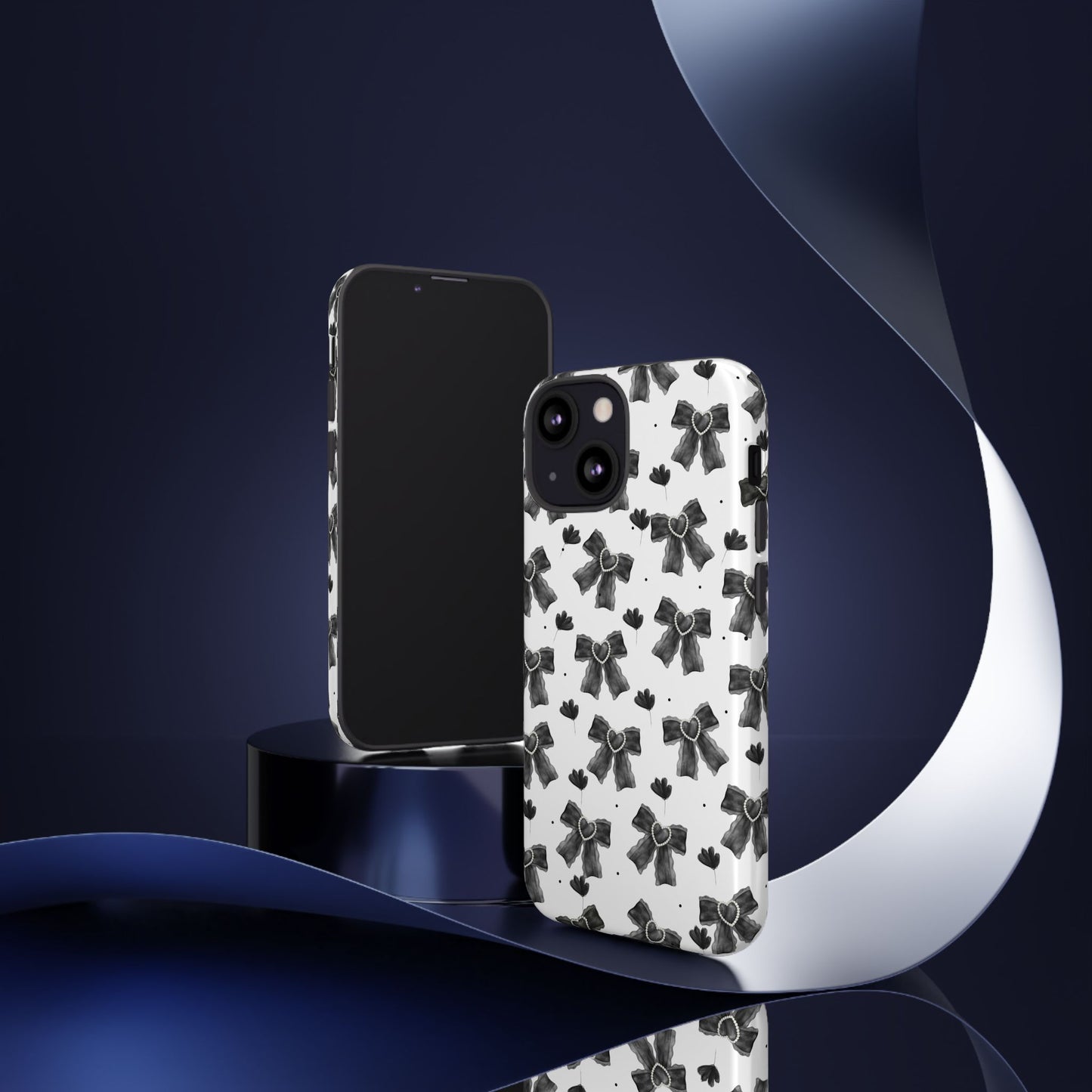 Midnight Bows Phone Case