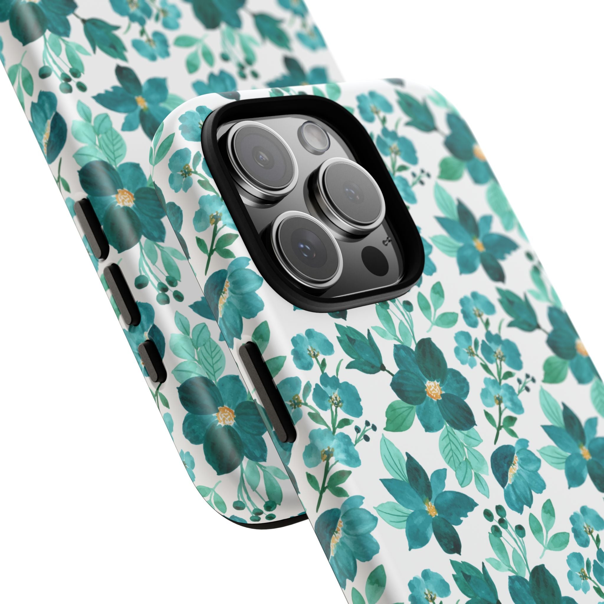 Emerald Blooms Phone Case