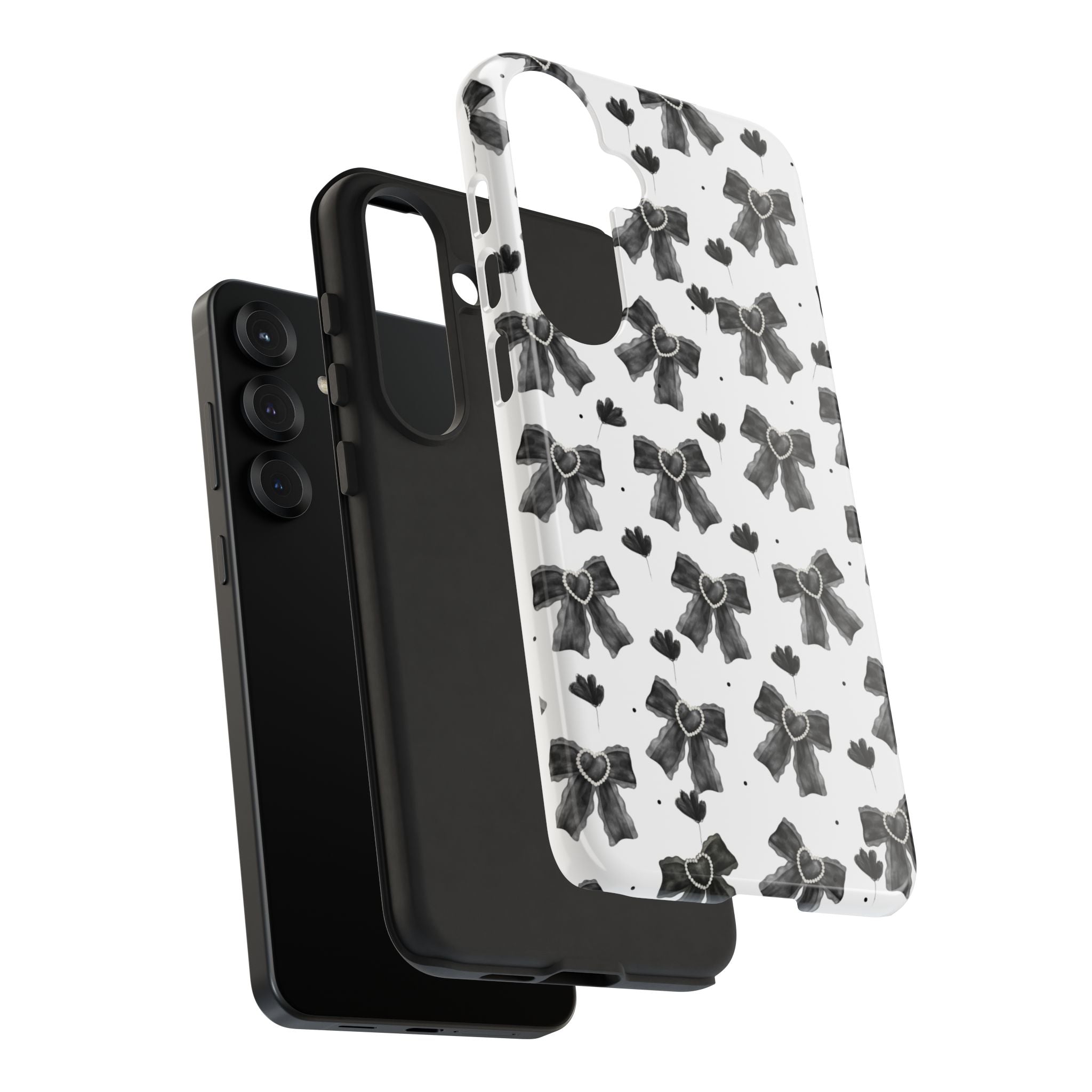 Midnight Bows Phone Case