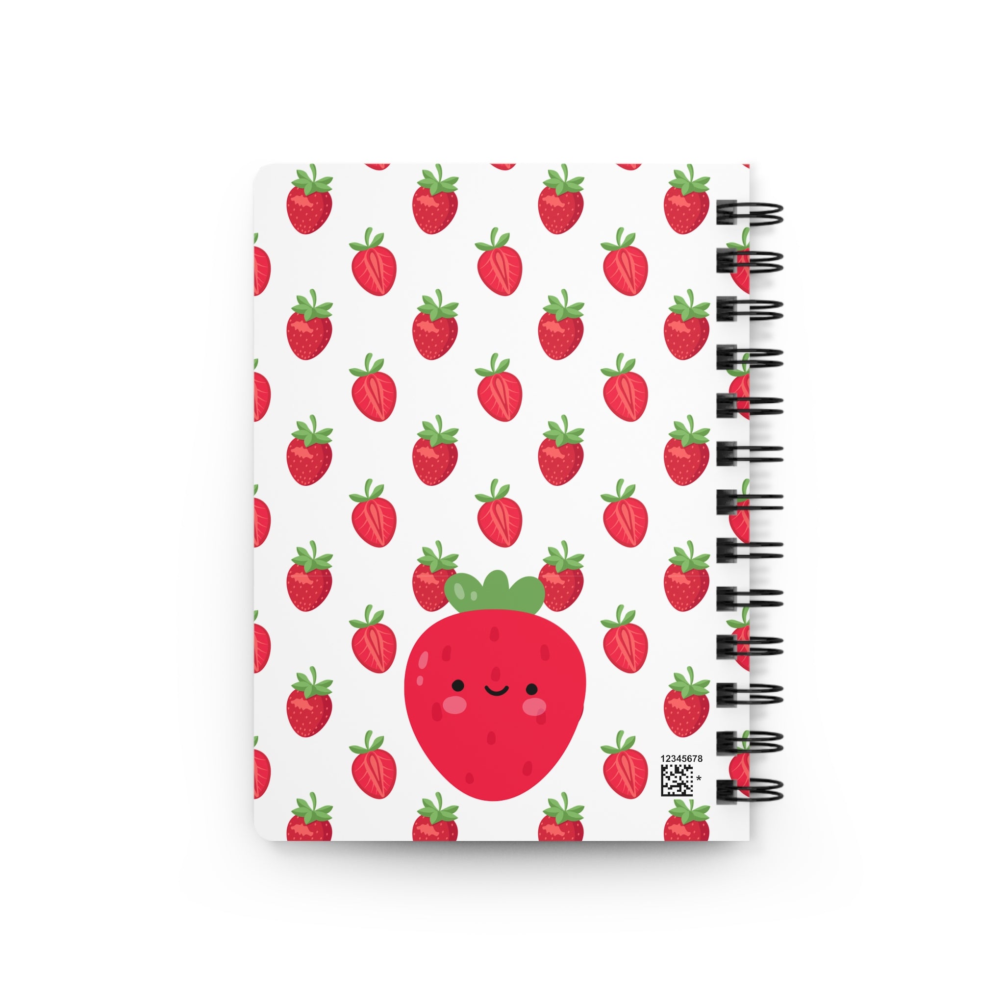 Strawberry Sugar Spiral Notebook