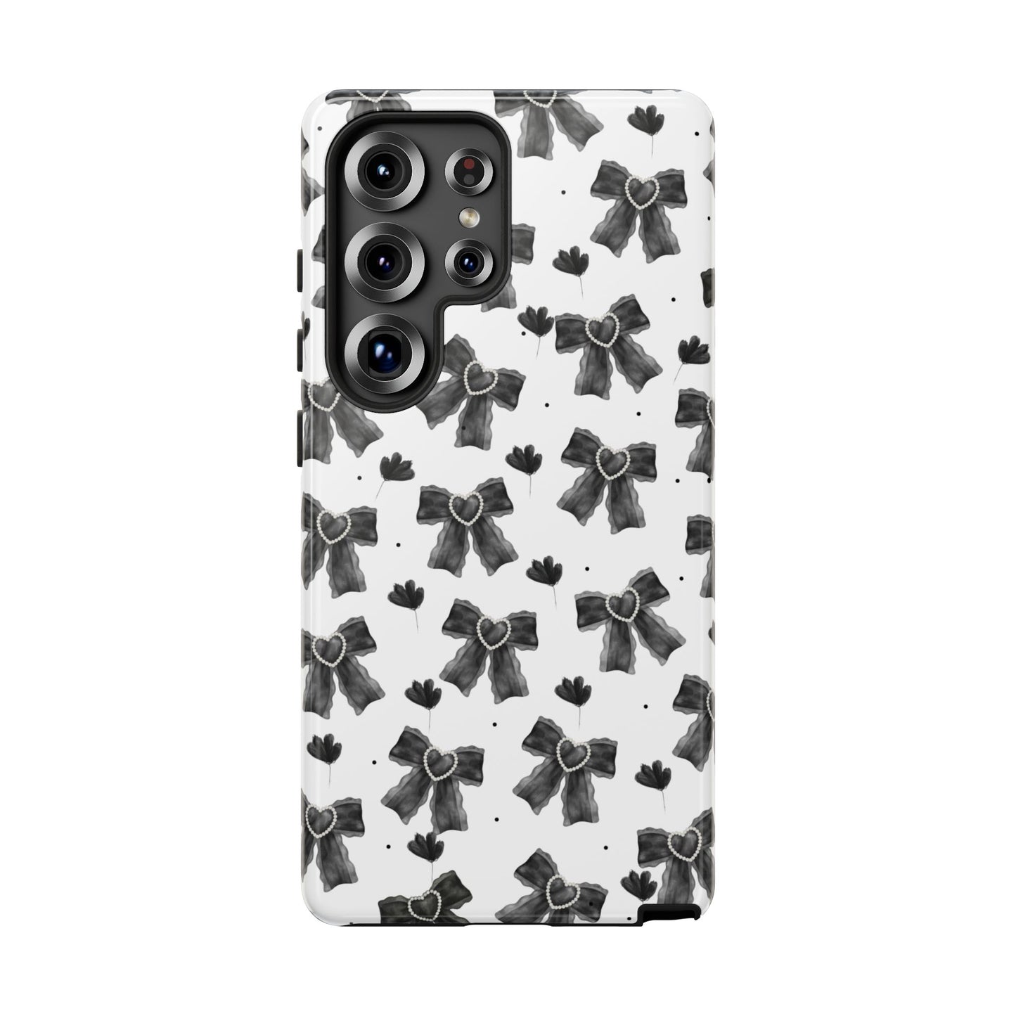 Midnight Bows Phone Case