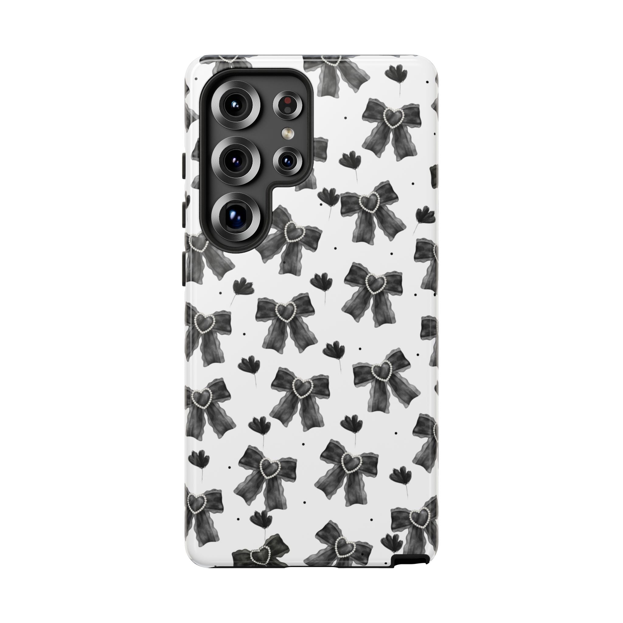 Midnight Bows Phone Case