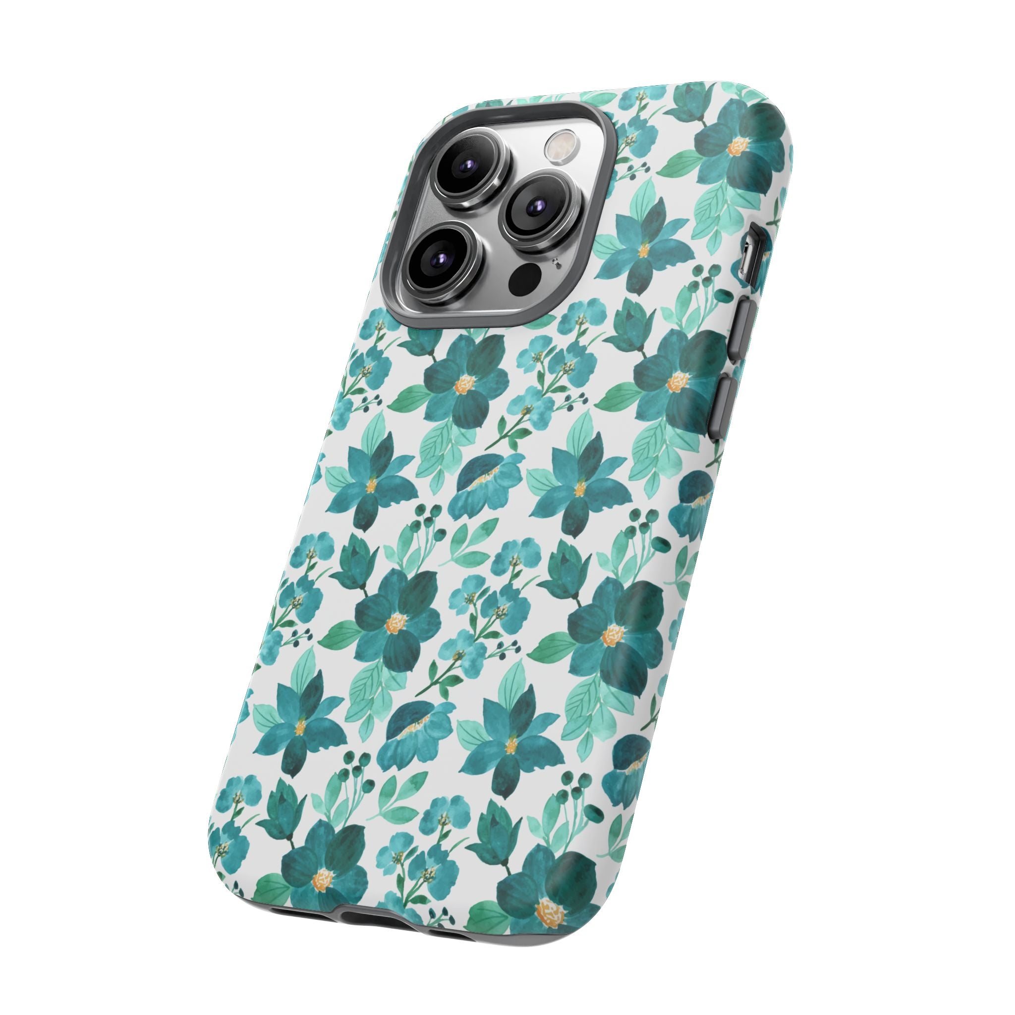 Emerald Blooms Phone Case