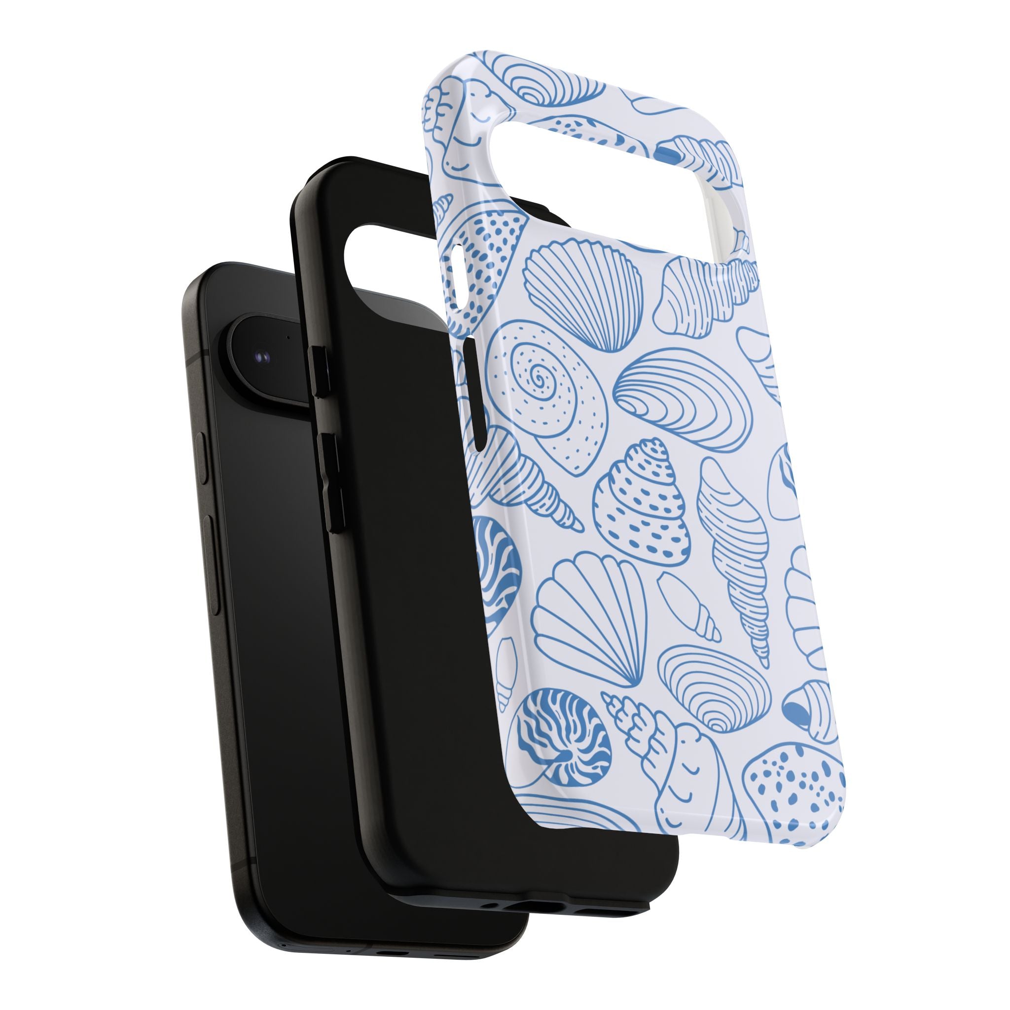 Coastal Blue Shells Phone Case
