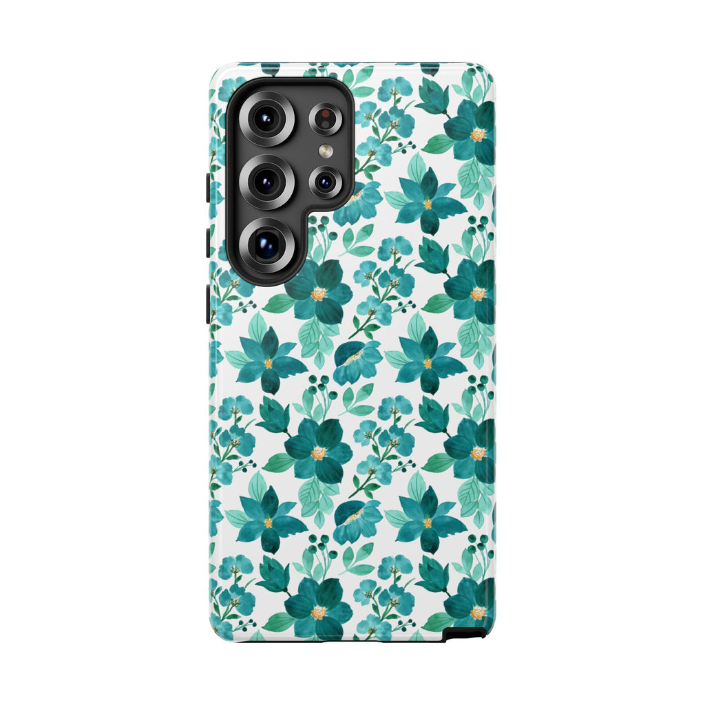 Emerald Blooms Phone Case