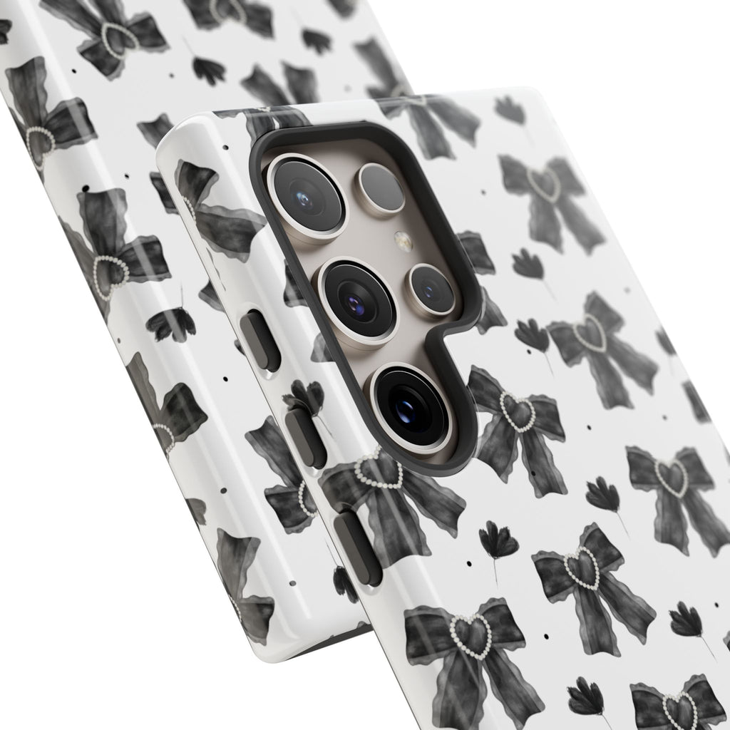 Midnight Bows Phone Case