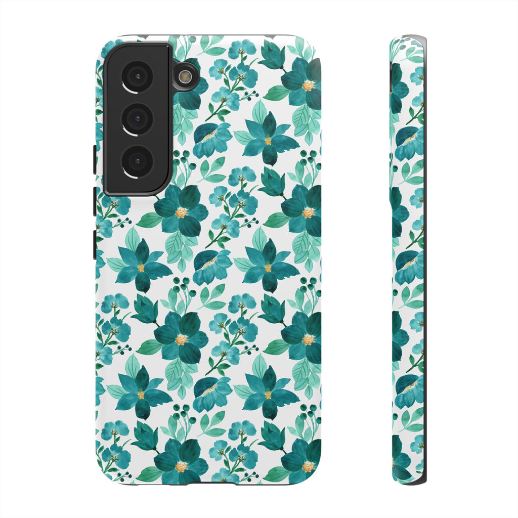 Emerald Blooms Phone Case