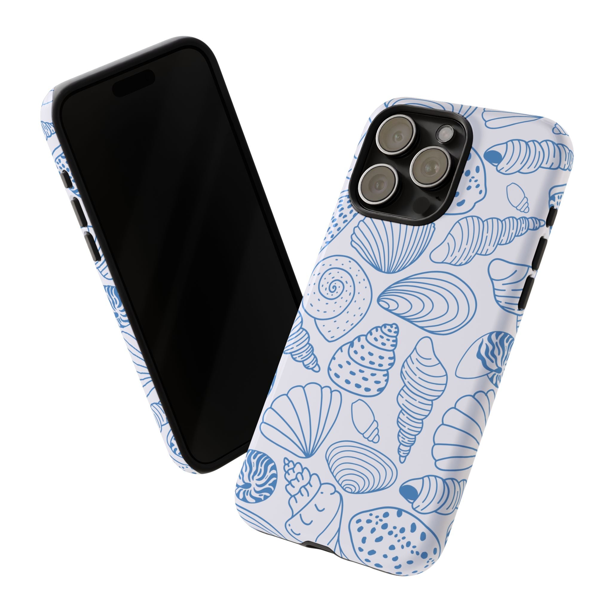 Coastal Blue Shells Phone Case