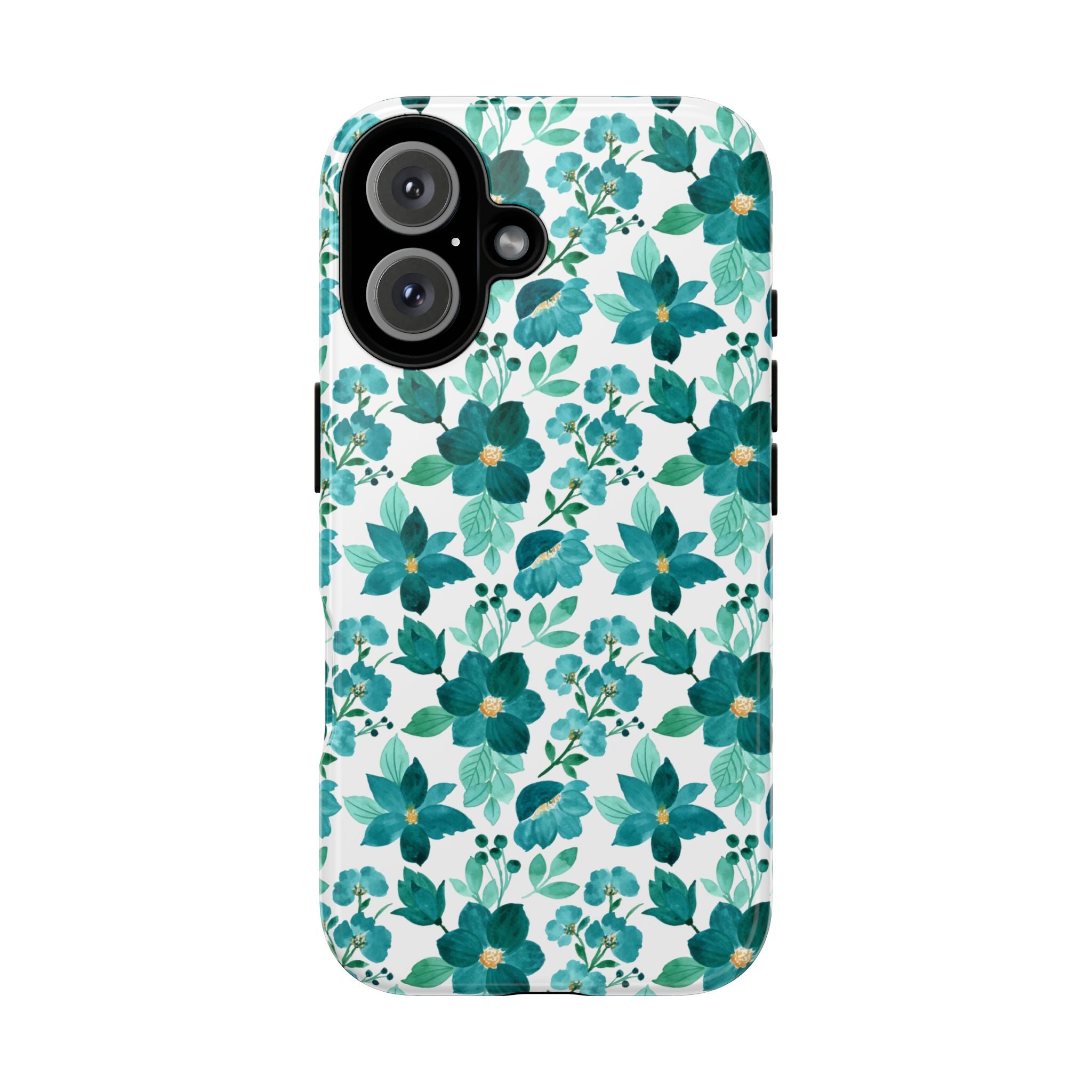 Emerald Blooms Phone Case