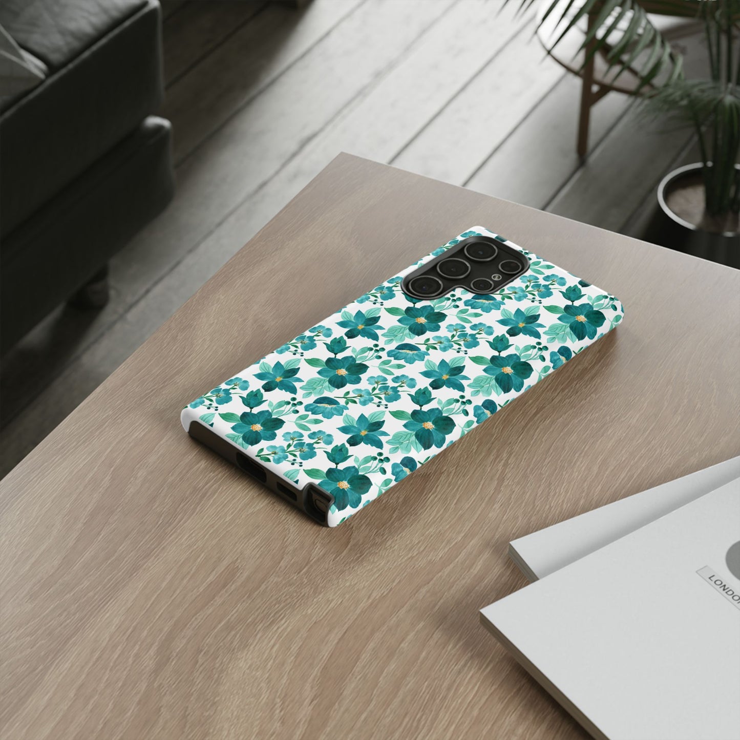 Emerald Blooms Phone Case